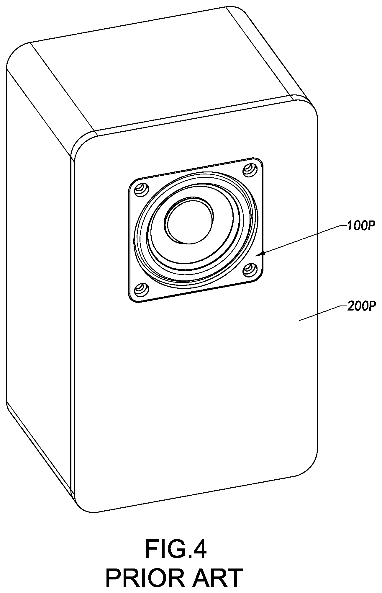 Patent US12317049 Figure 4 – Loudspeaker and assembly method therefor, vibration mechanism, and loudspeaker device