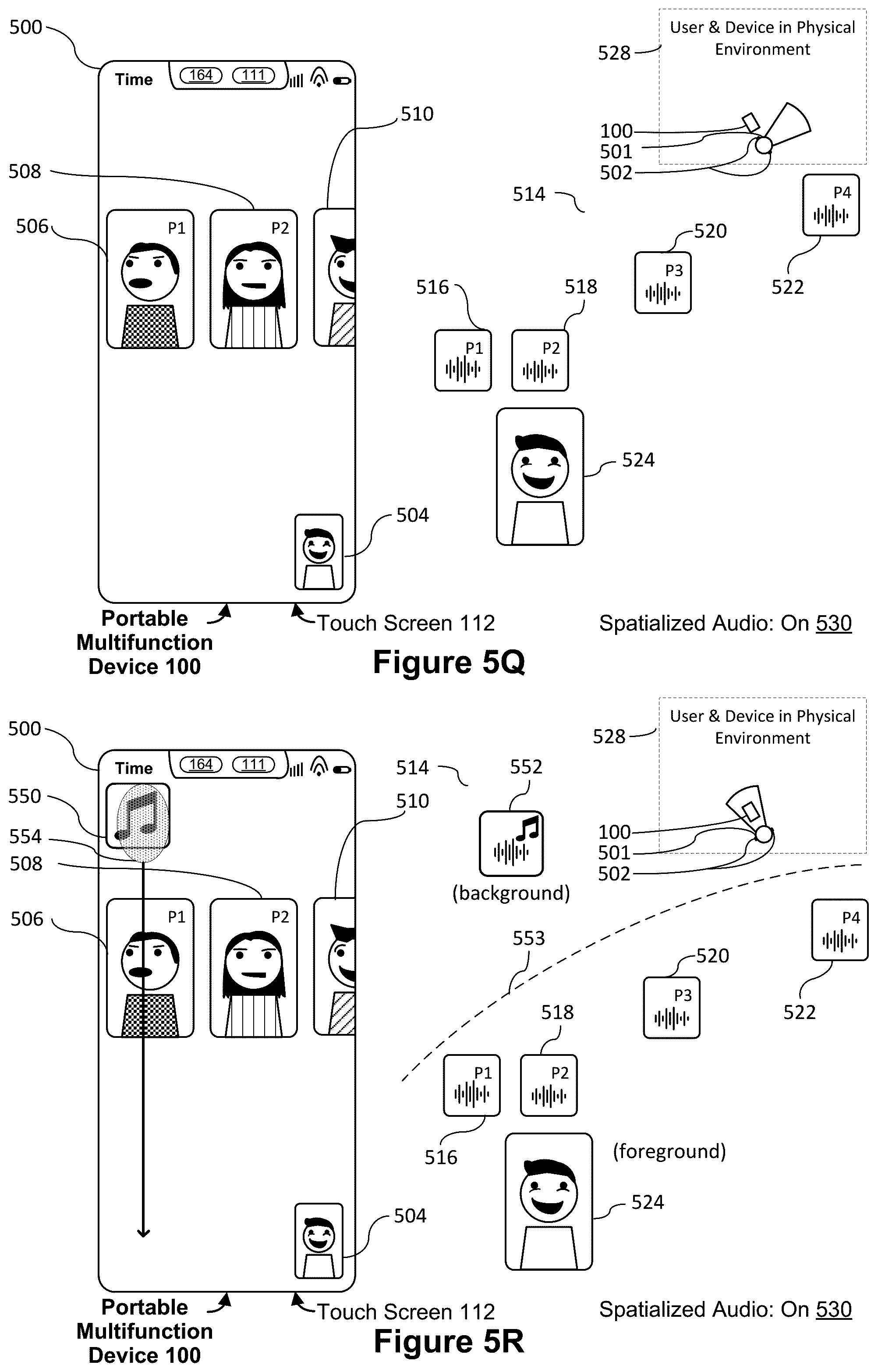 Patent US12317061 Figure 17 – Systems, methods, and graphical user interfaces for using spatialized audio during communication sessions