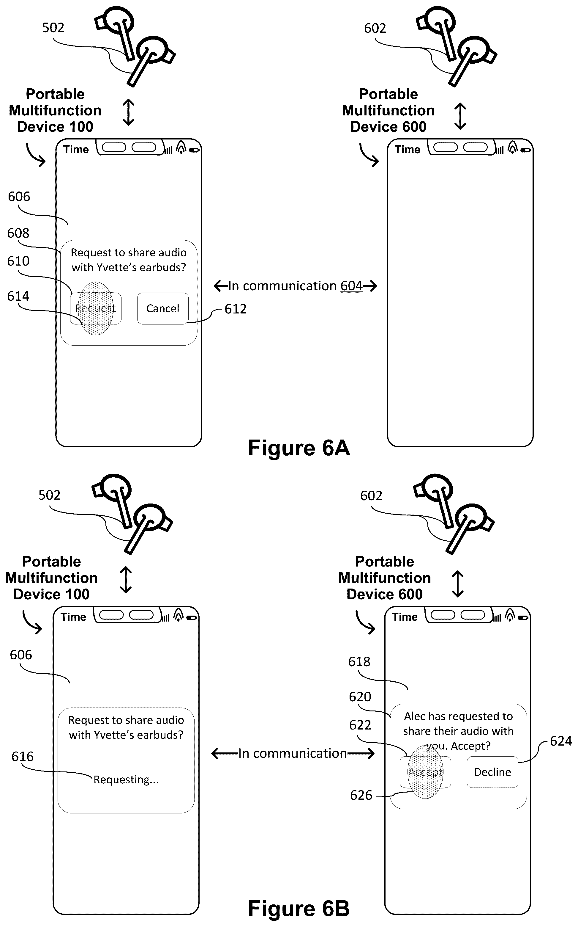 Patent US12317061 Figure 19 – Systems, methods, and graphical user interfaces for using spatialized audio during communication sessions