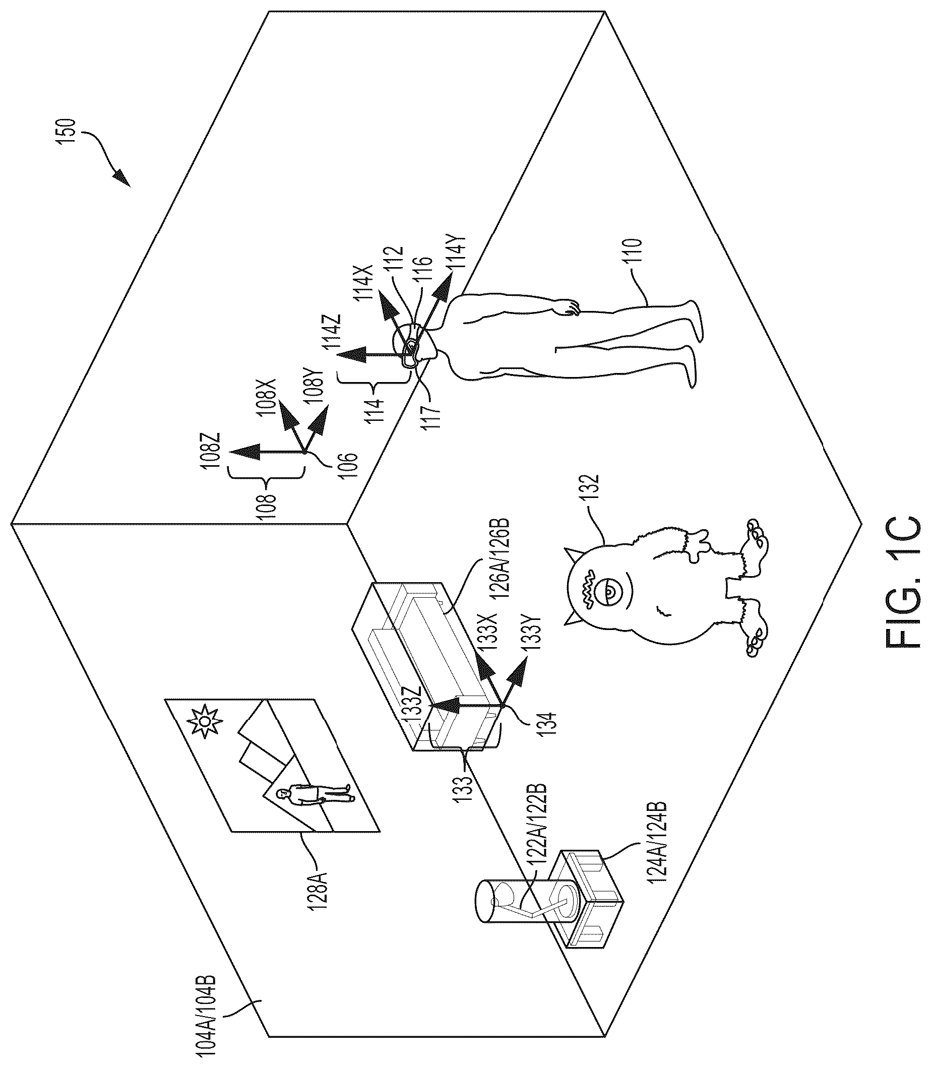 Patent US12317062 Figure 3 – Dual listener positions for mixed reality