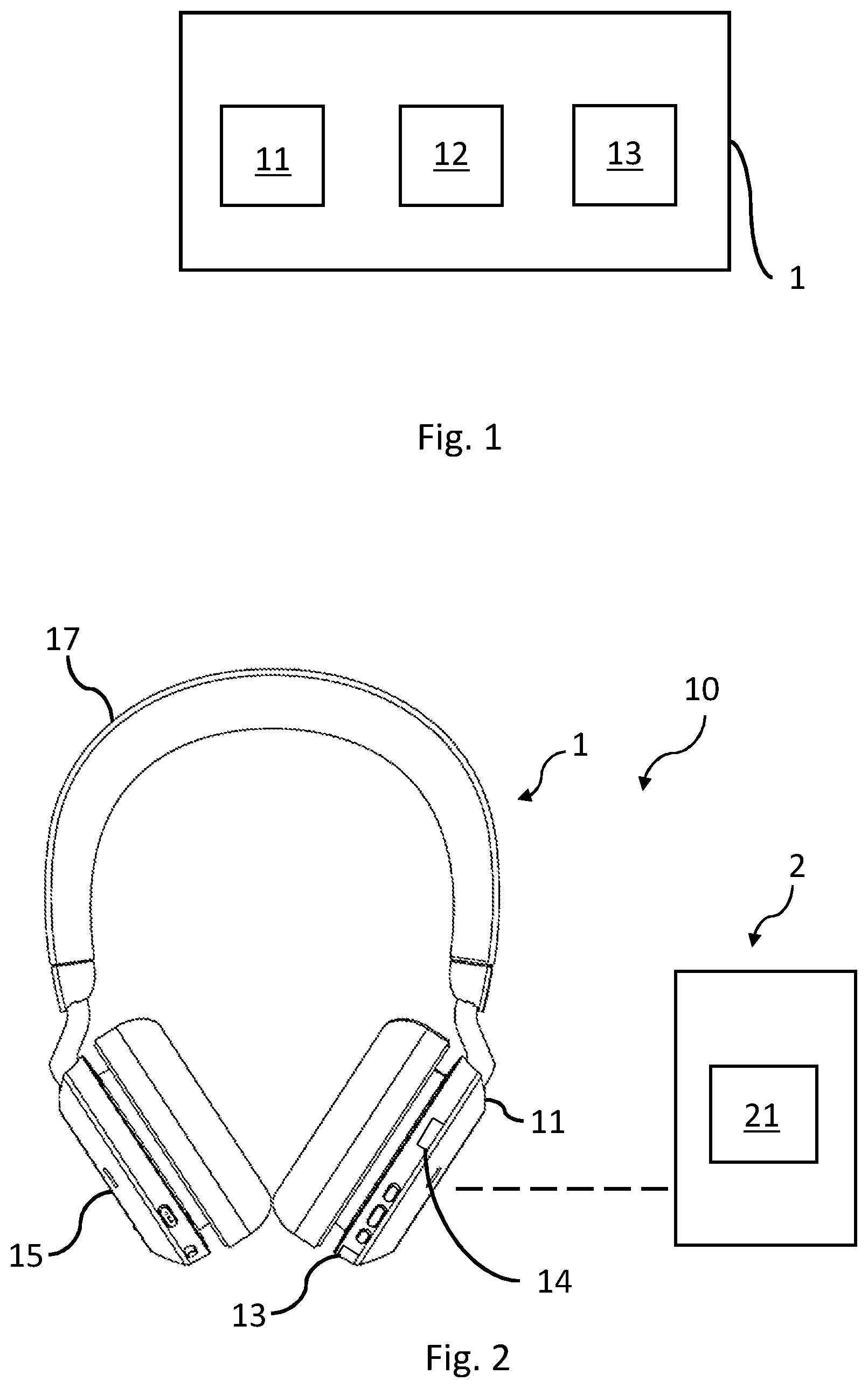 Patent US12317063 Figure 1 – Hearing device