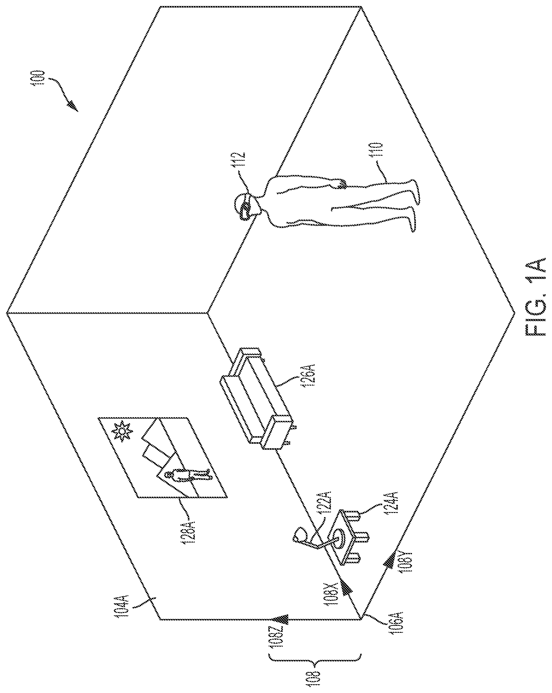 Patent US12317064 Figure 1 – Mixed reality spatial audio