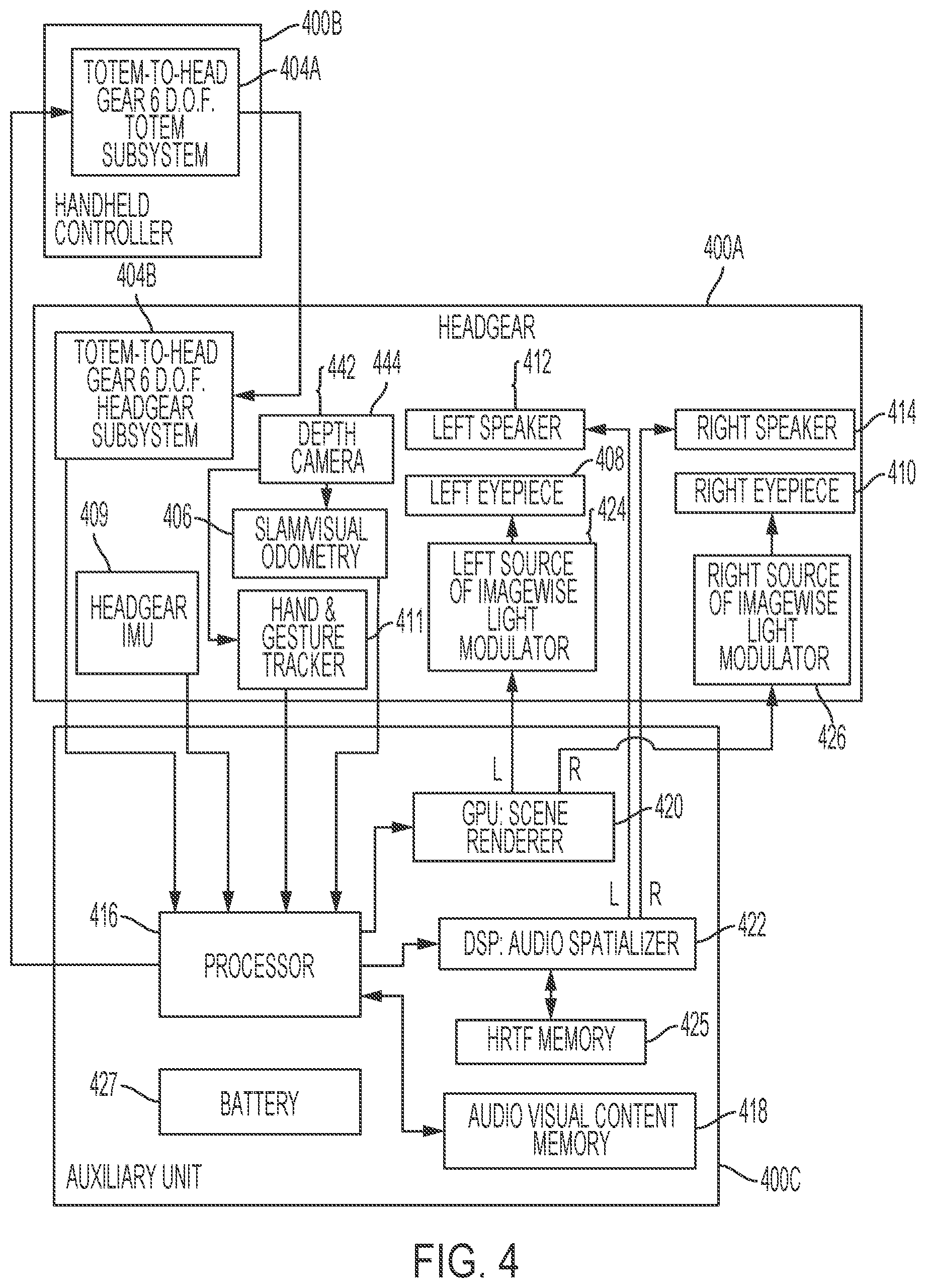 Patent US12317064 Figure 7 – Mixed reality spatial audio