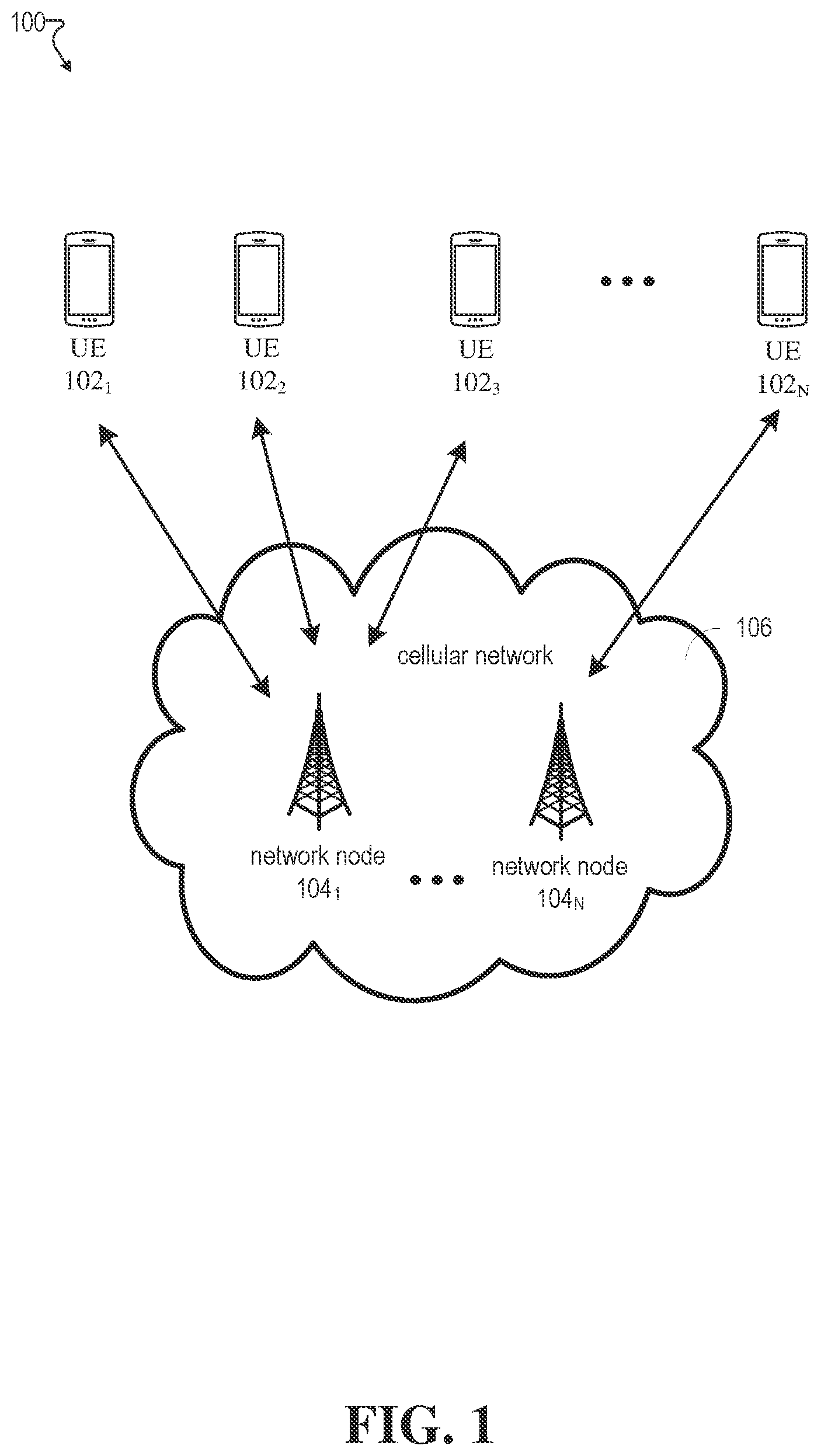 Patent US12317118 Figure 1 – Adaptive throughput for user equipment communicating via a managed Wi-Fi service network