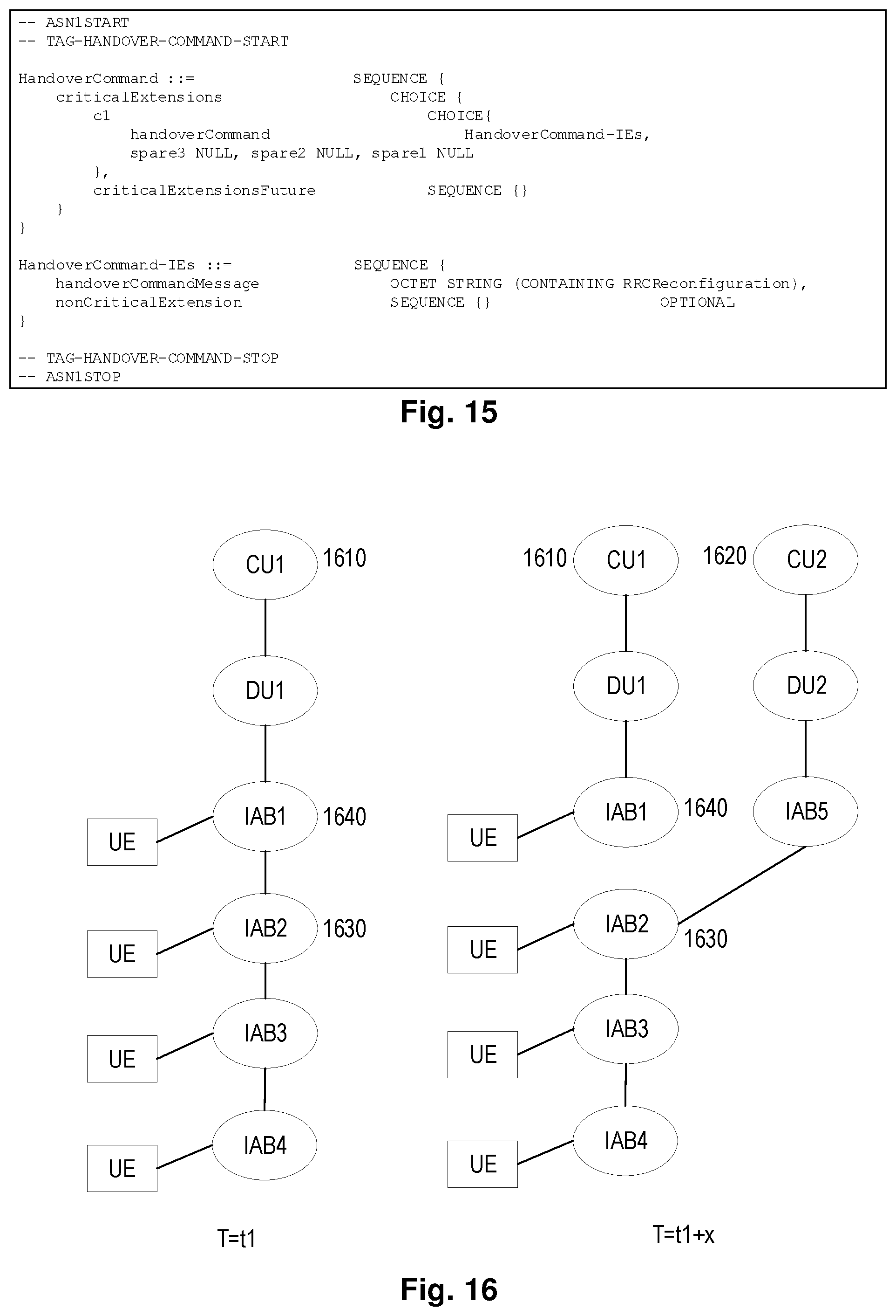 Patent US12317147 Figure 11 – Handling of buffered traffic during inter-CU migration of an integrated access backhaul (IAB) node
