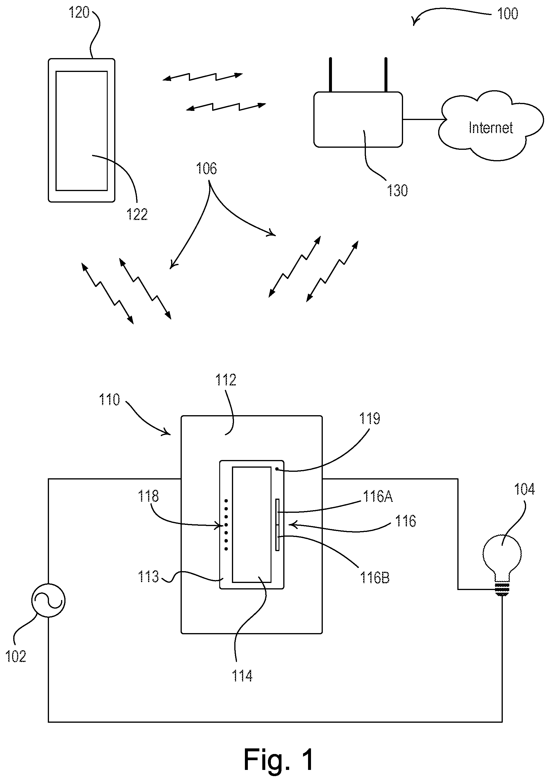 Patent US12317162 Figure 1 – Method of programming a load control device