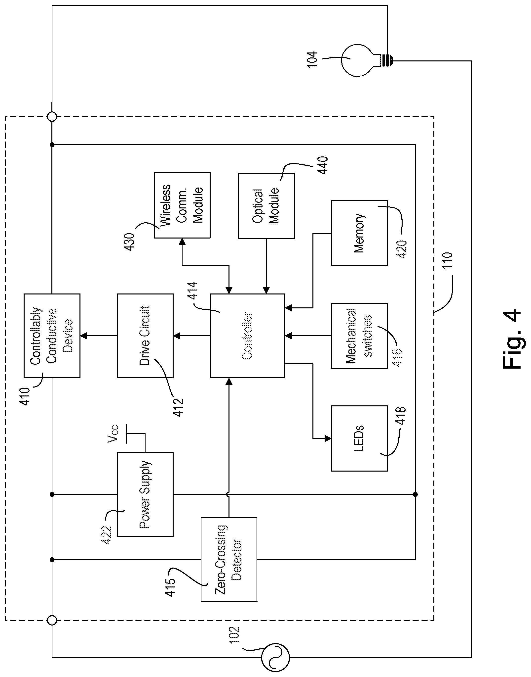Patent US12317162 Figure 4 – Method of programming a load control device