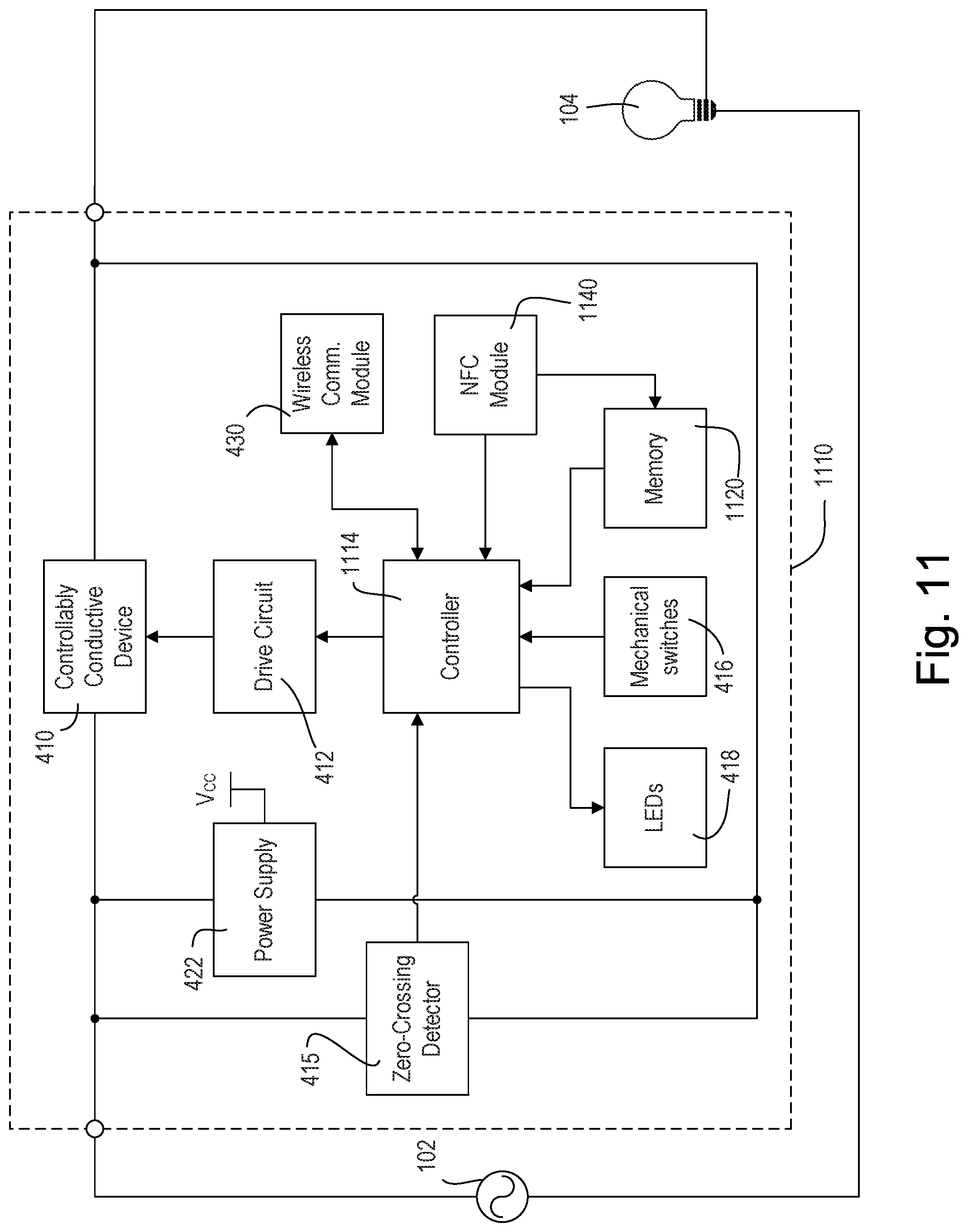 Patent US12317162 Figure 11 – Method of programming a load control device