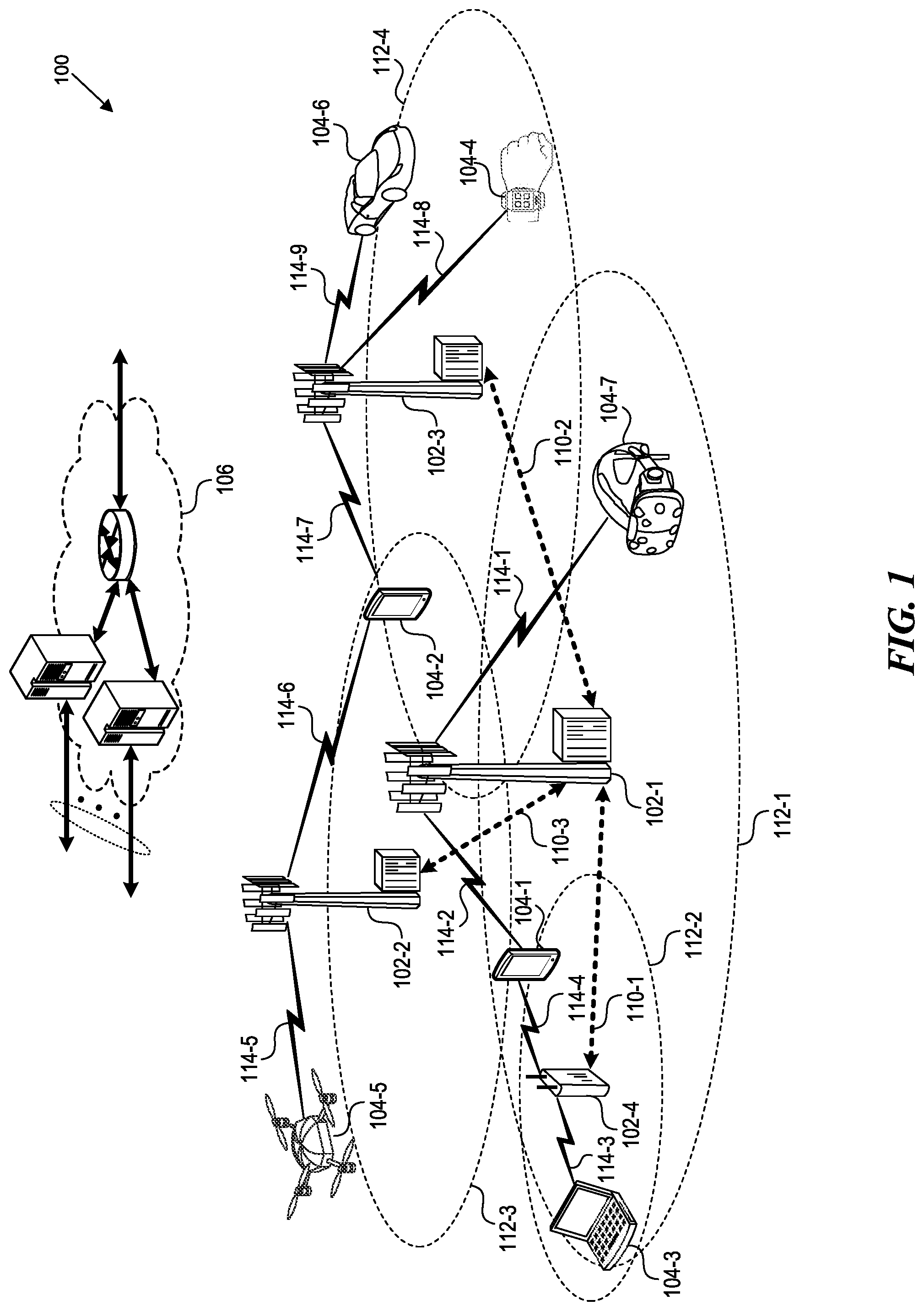Patent US12317163 — Providing additional information for emergency alerts via wireless networks — Figure 1