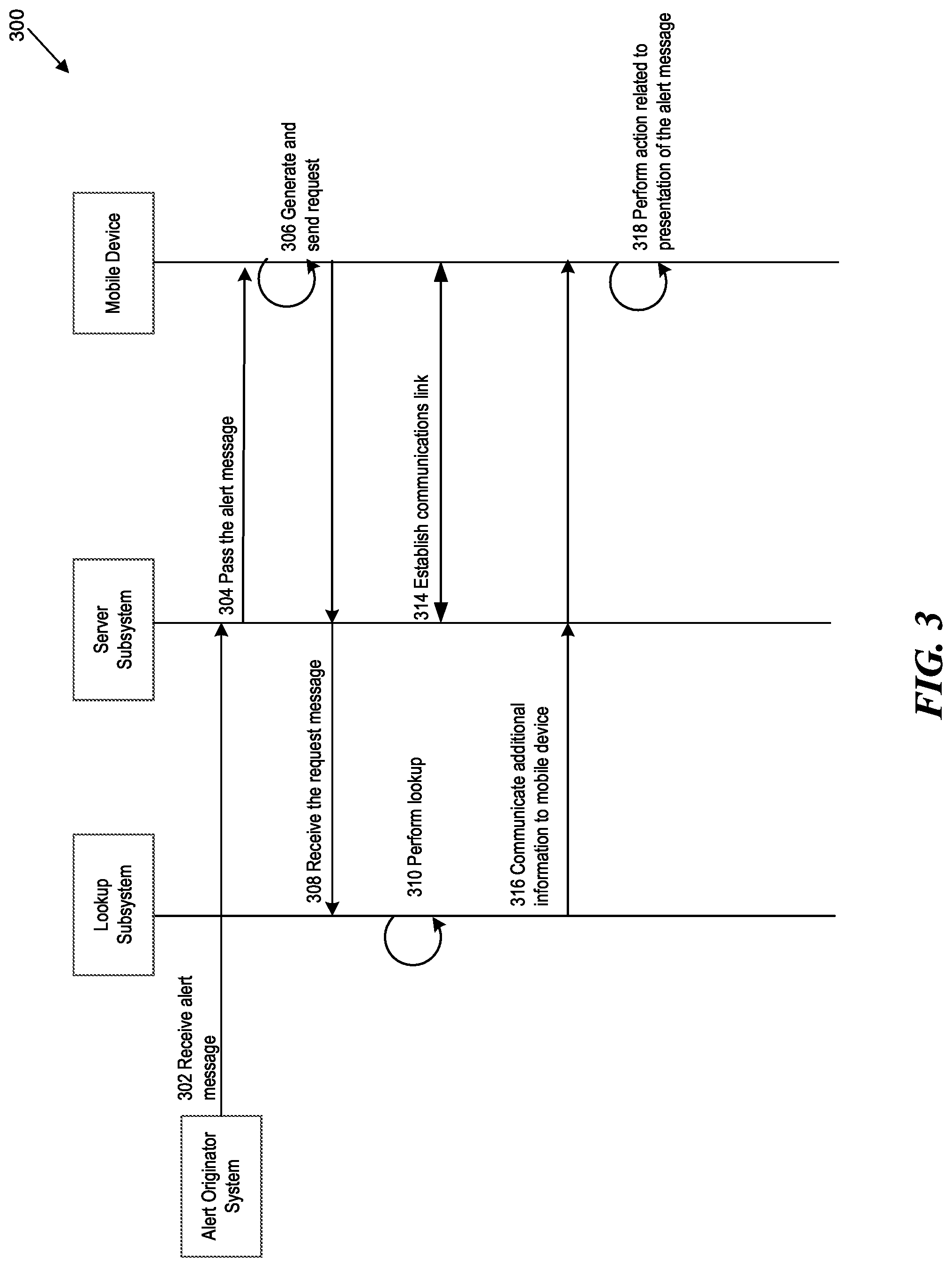 Patent US12317163 Figure 3 – Providing additional information for emergency alerts via wireless networks