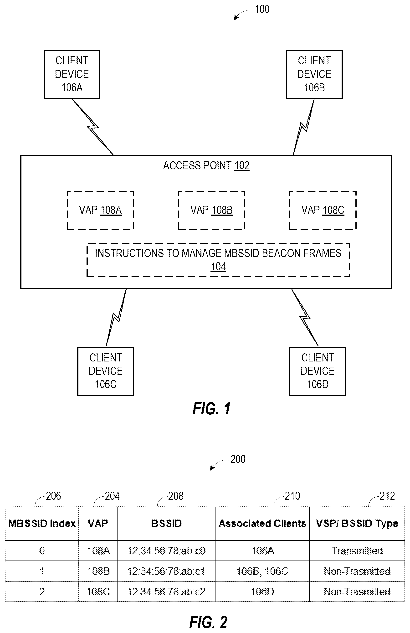 Patent US12317172 Figure 1 – Reconfiguring beacon frames to minimize network outage