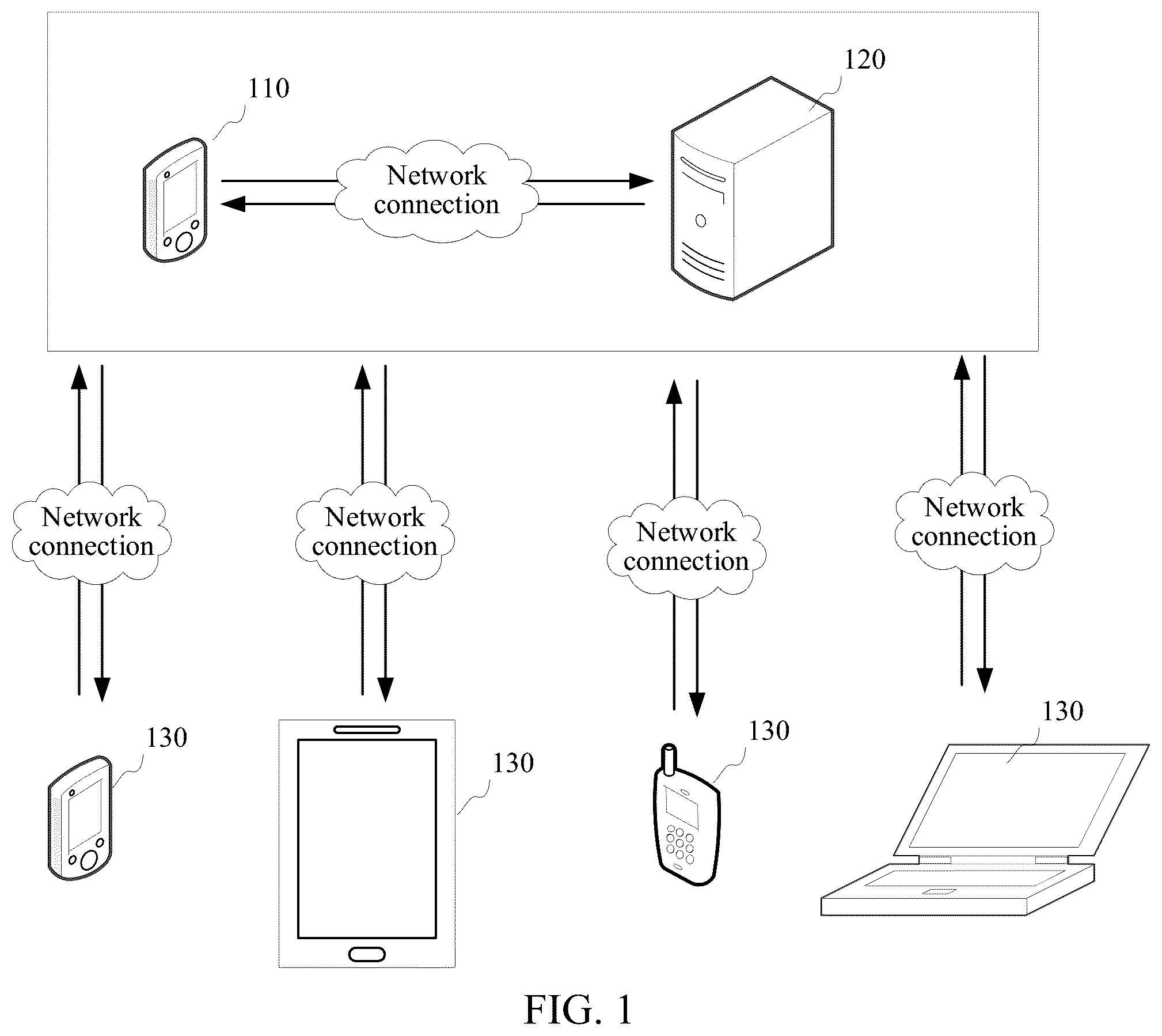 Patent US12317184 — Method and apparatus for mapping wireless hotspots and points of interest, computer-readable storage medium, and computer device — Figure 1