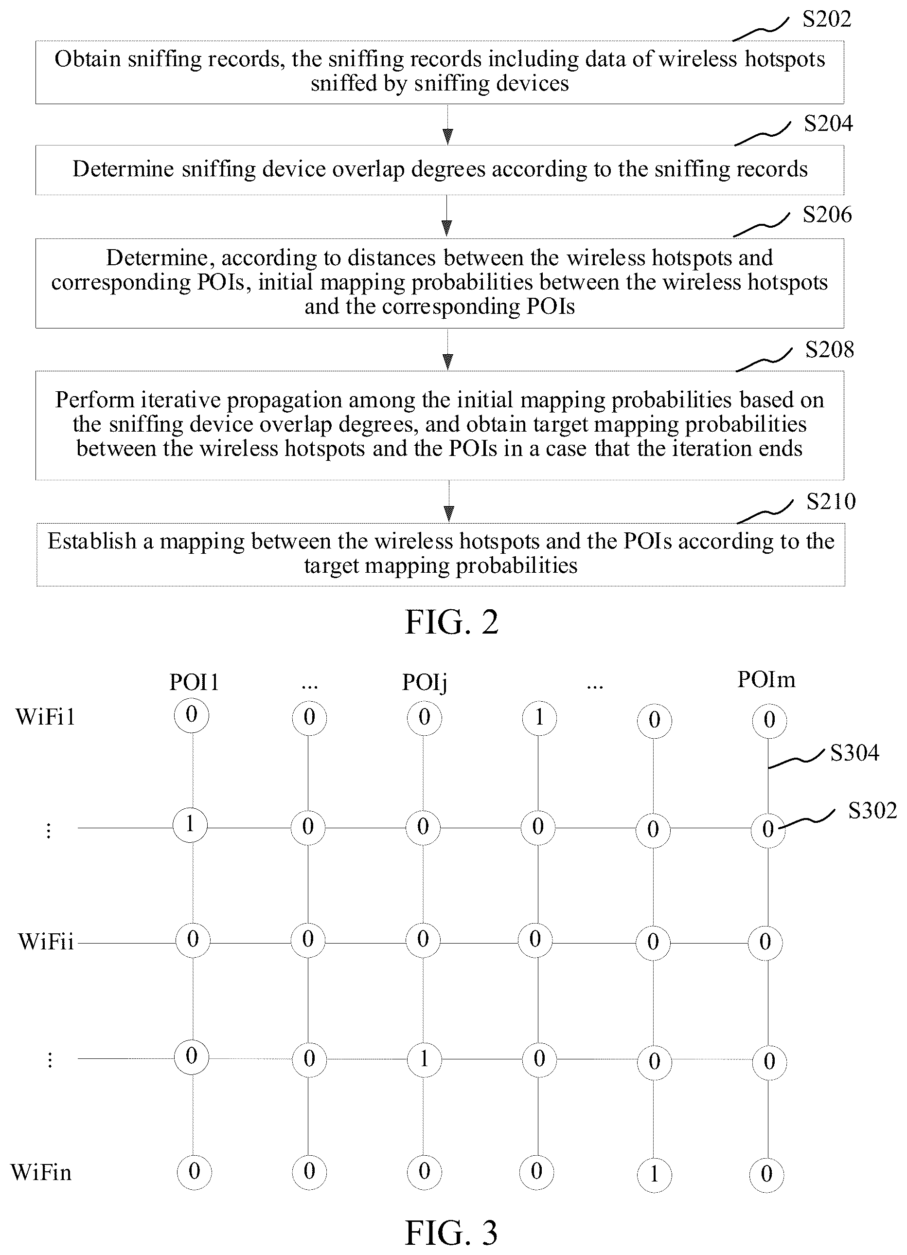 Patent US12317184 Figure 2 – Method and apparatus for mapping wireless hotspots and points of interest, computer-readable storage medium, and computer device