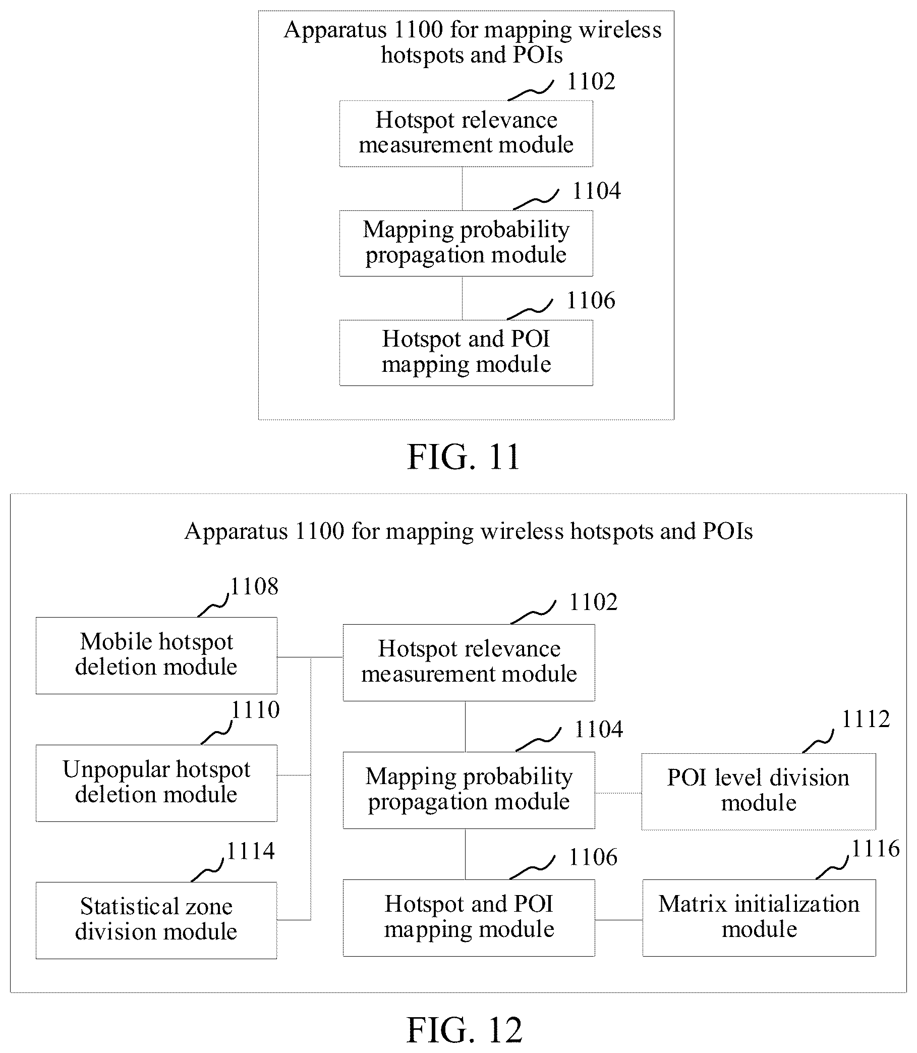 Patent US12317184 Figure 10 – Method and apparatus for mapping wireless hotspots and points of interest, computer-readable storage medium, and computer device