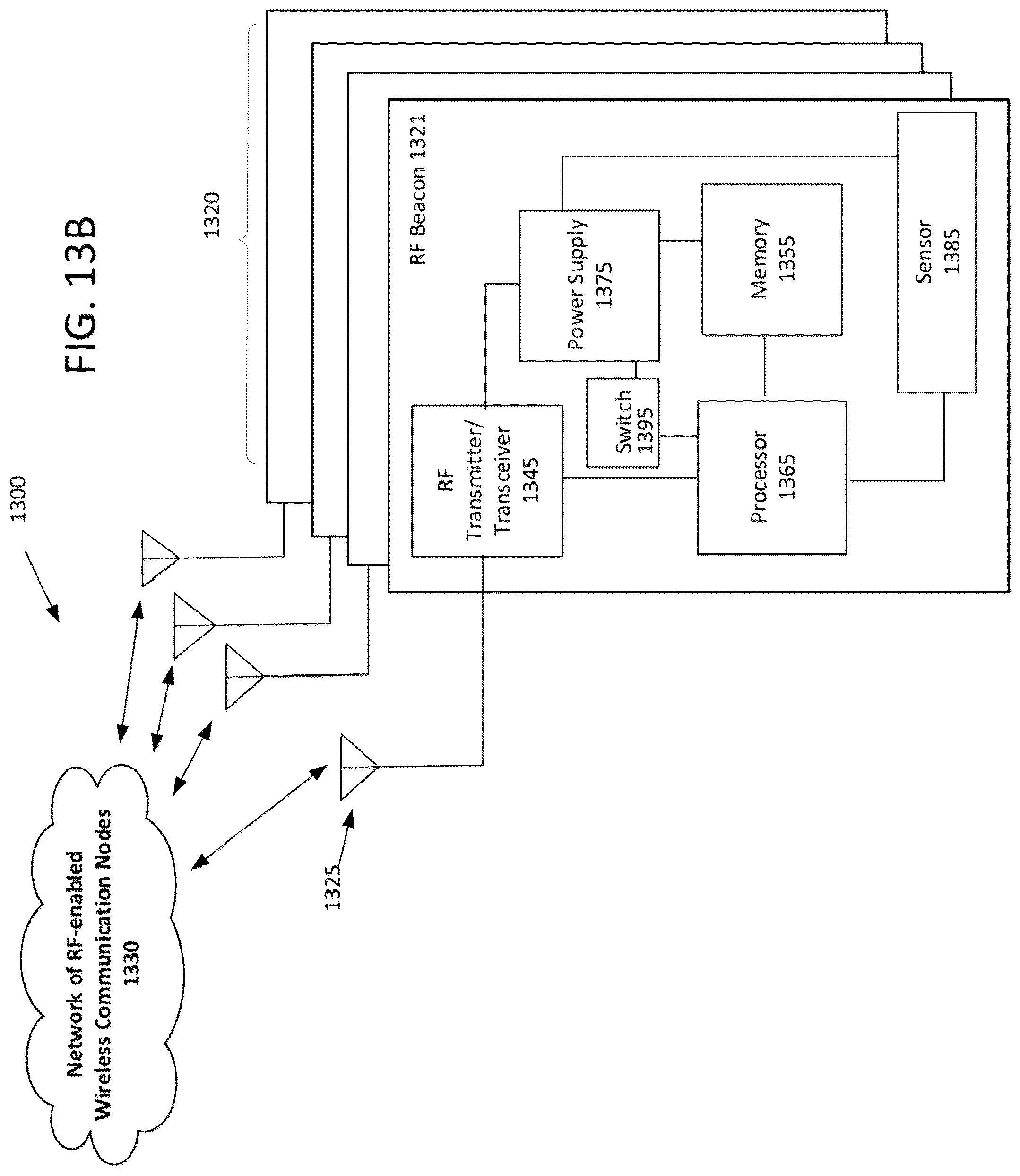 Patent US12317188 Figure 12 – Extension of beacon operational life using integral photocell