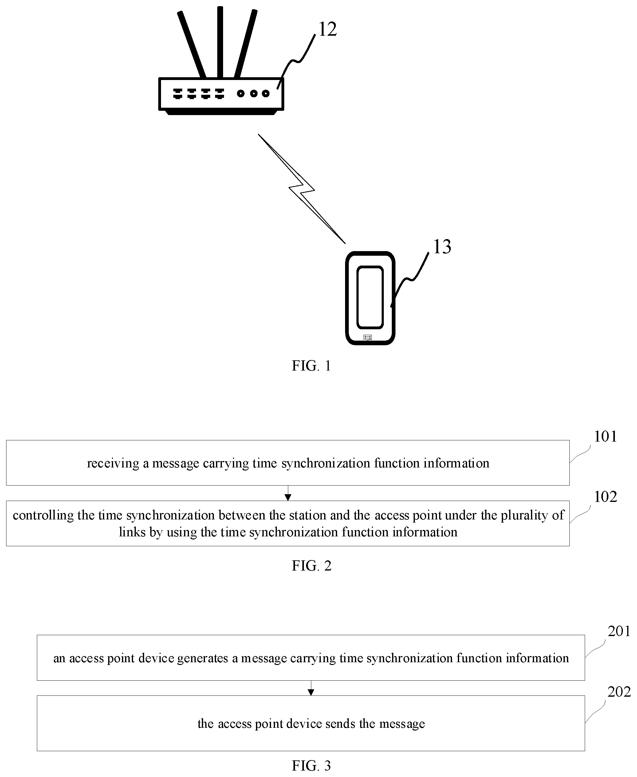 Patent US12317204 Figure 1 – Time synchronization method and apparatus