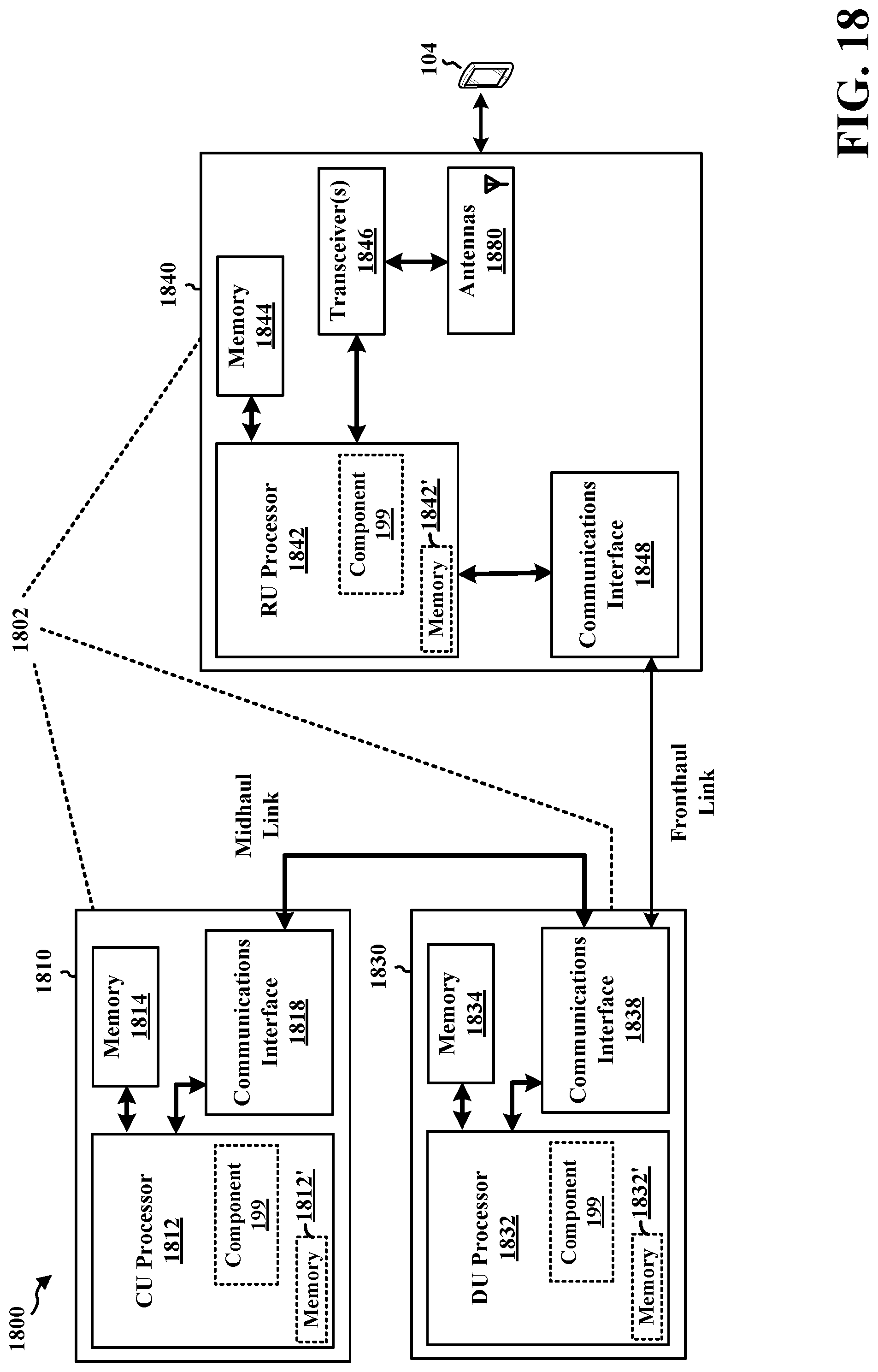 Patent US12317218 Figure 18 – ML-based measurements for uplink positioning