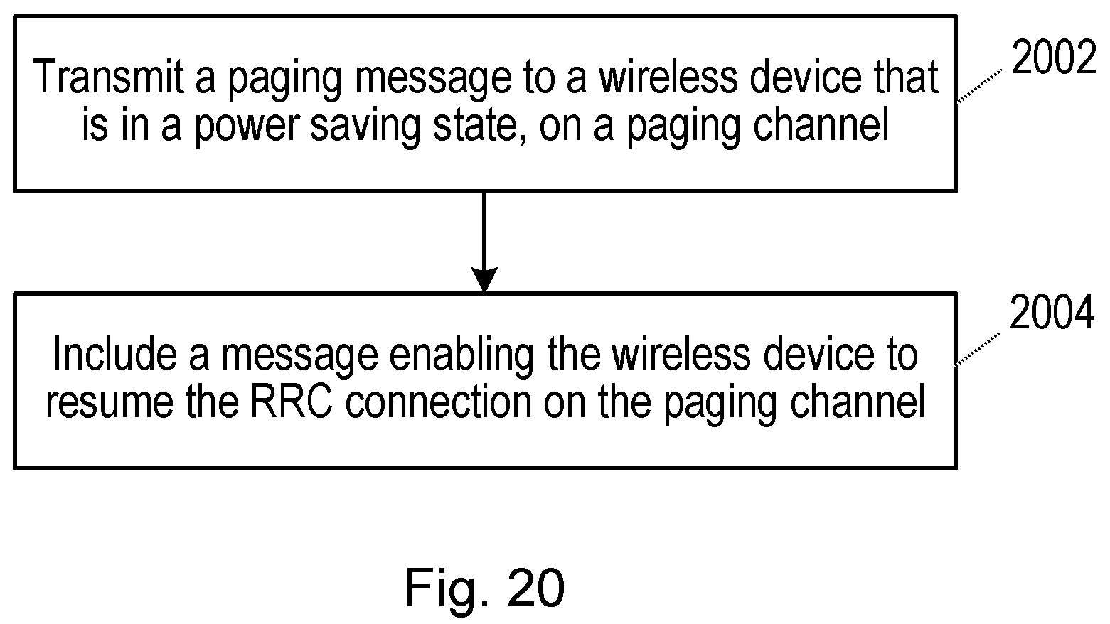Patent US12317224 Figure 20 – Resume in paging
