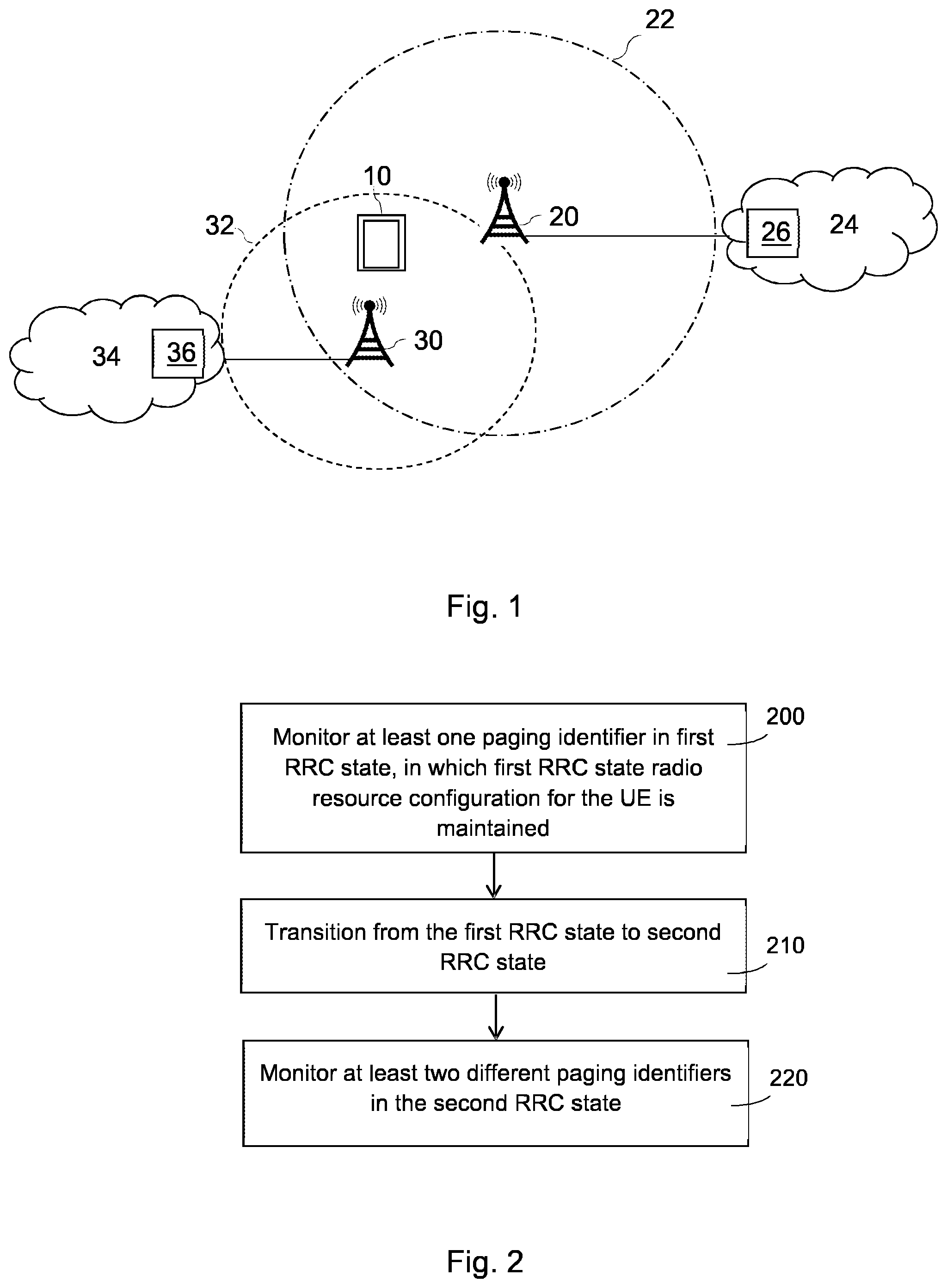 Patent US12317227 Figure 1 – Paging in wireless systems