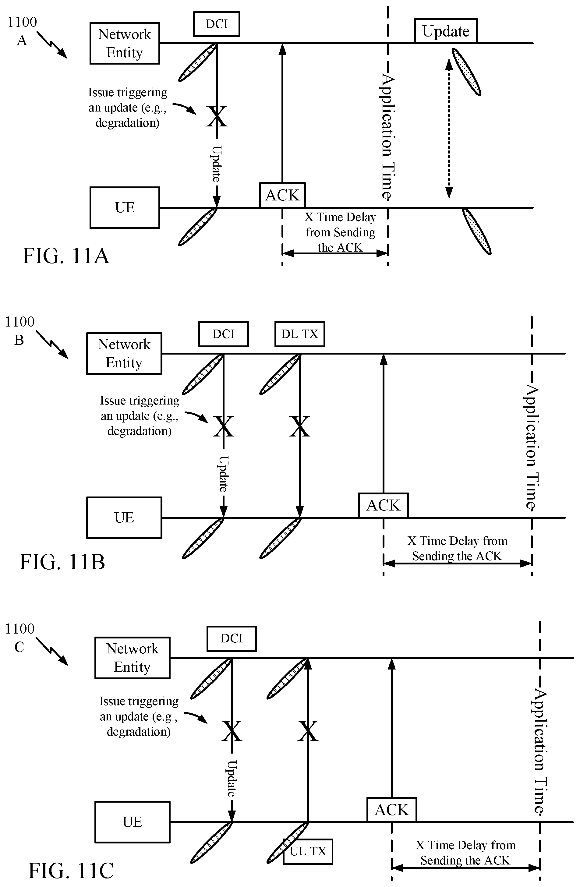 Patent US12317232 Figure 11 – Rules for determining an application time for a downlink control information (DCI) based update