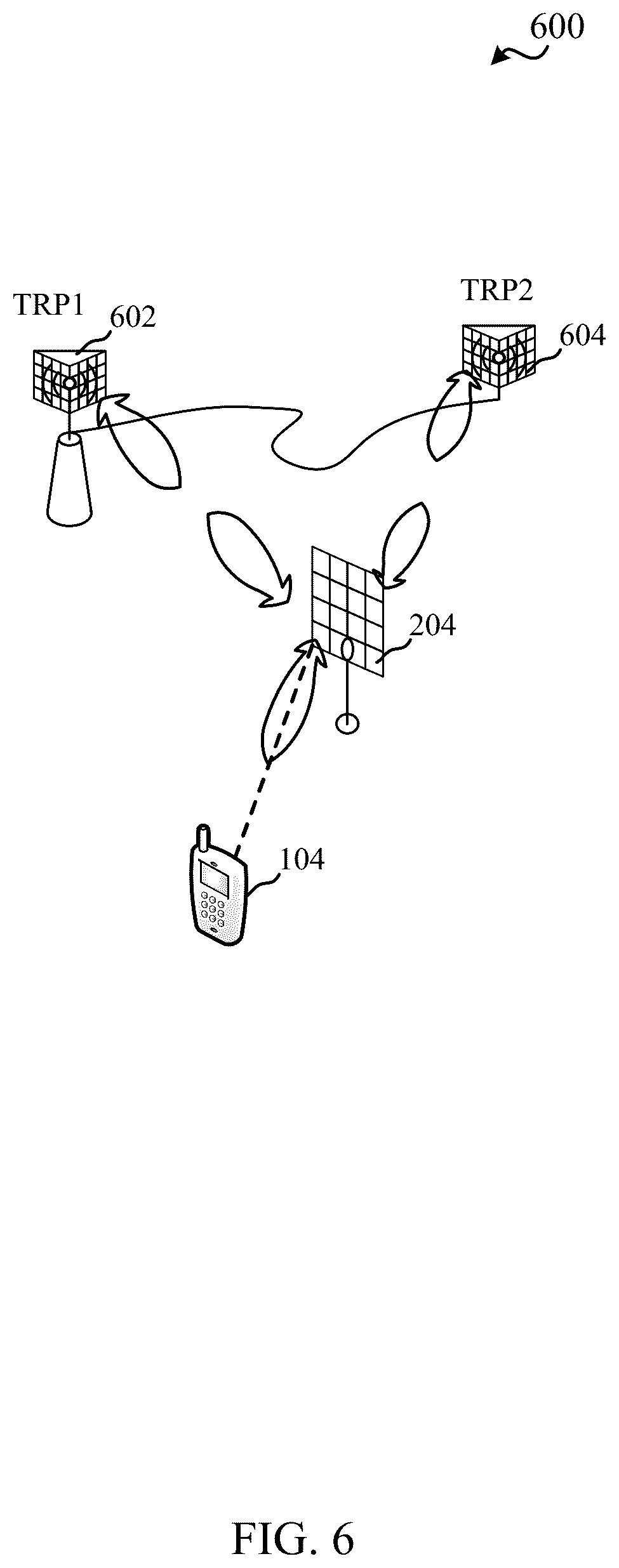 Patent US12317265 Figure 6 – Techniques for using repeaters with multiple upstream nodes in wireless communications