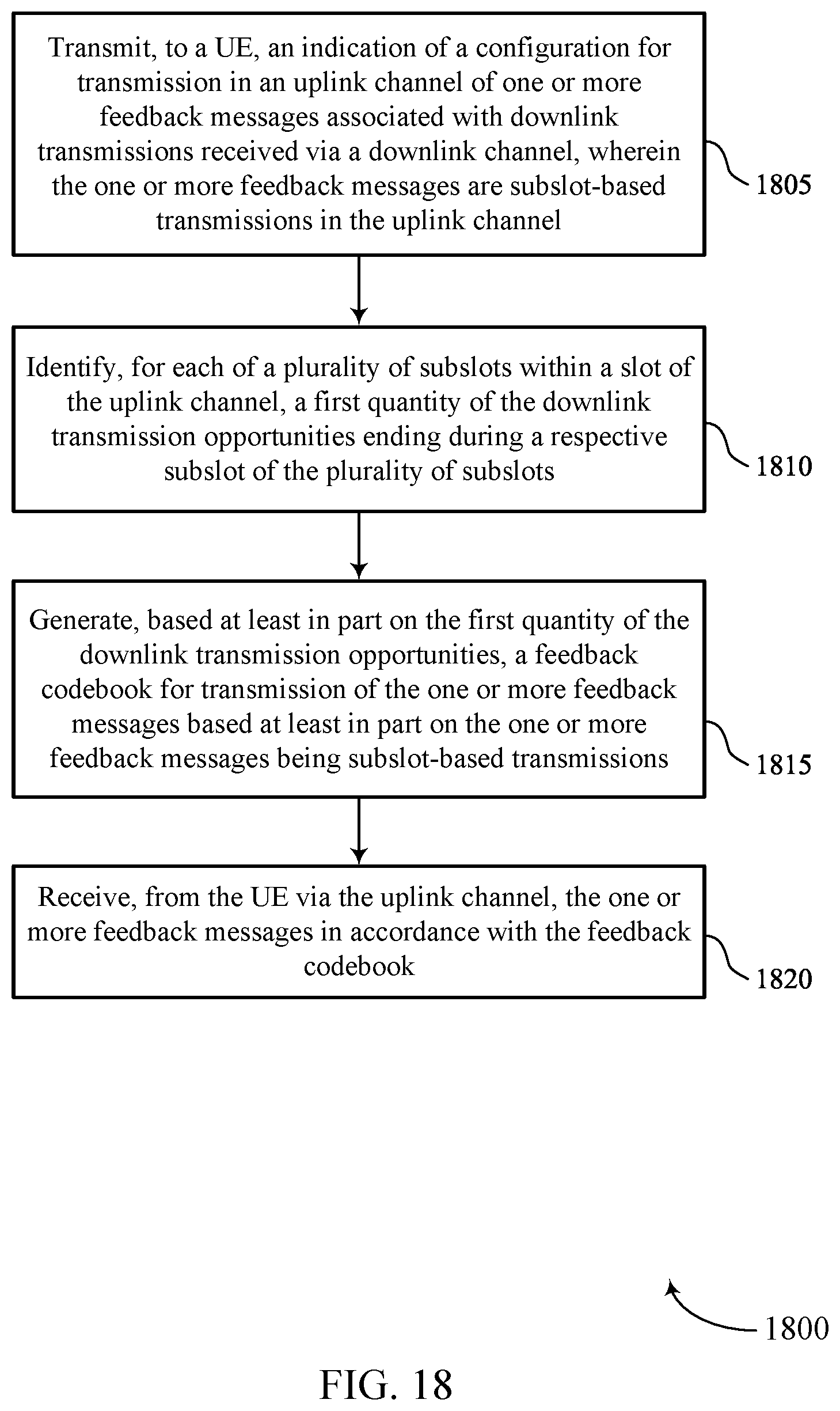 Patent US12317267 Figure 18 – Generating a feedback codebook