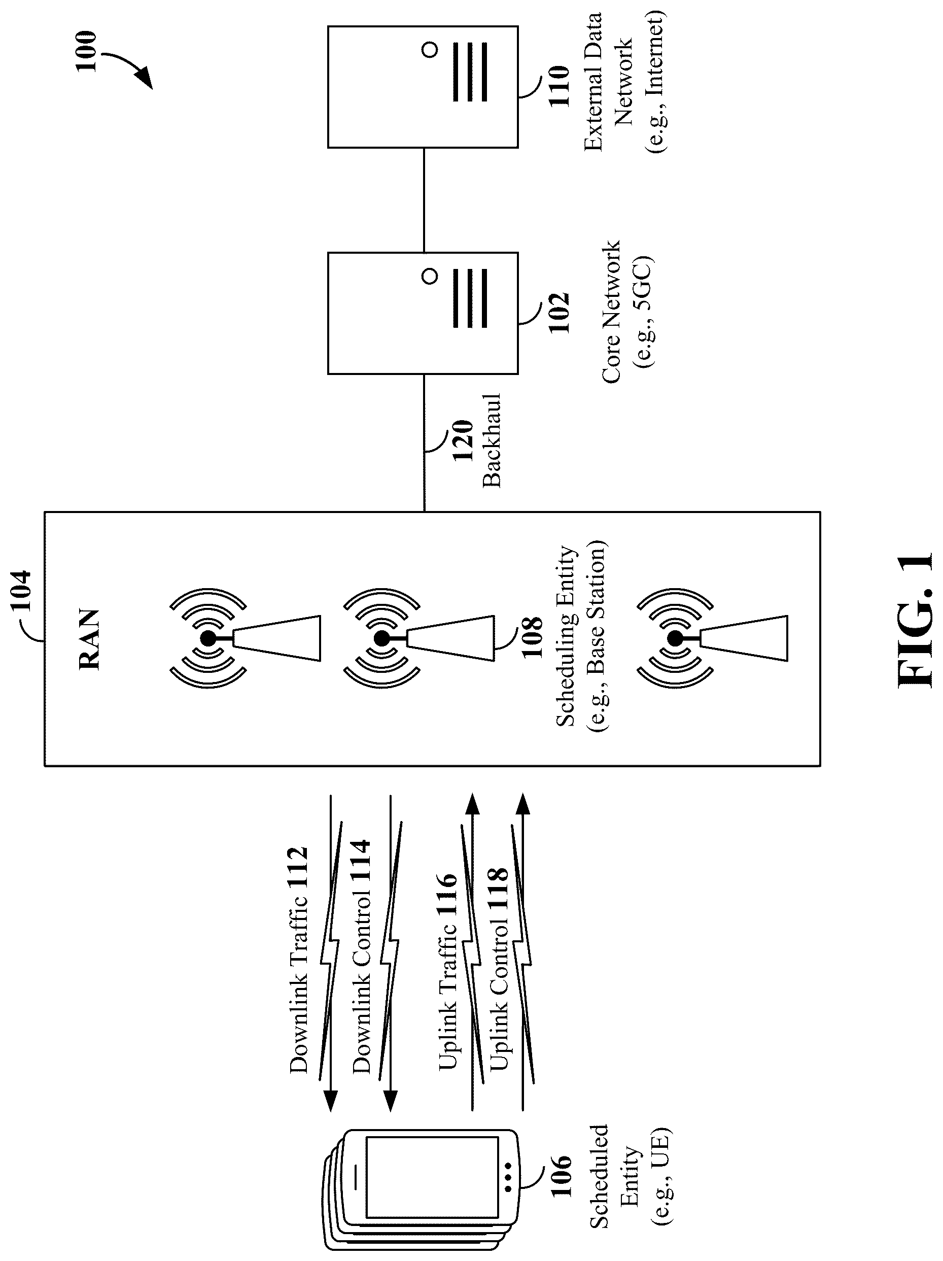 Patent US12317268 Figure 1 – Transmission configuration indicator (TCI) for flexible multiple transmission and reception point (mTRP) beam indication and multiplexing configurations