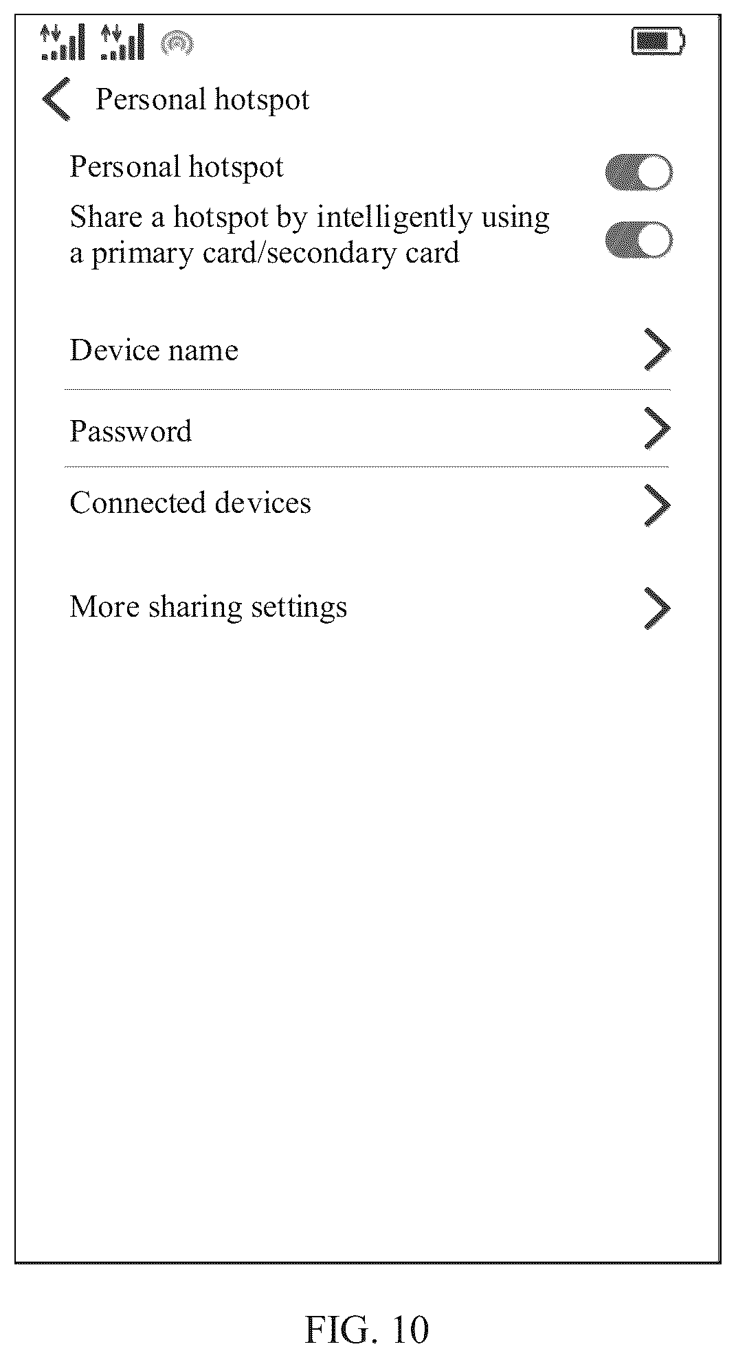 Patent US12317370 Figure 14 – Mobile network hotspot sharing method and apparatus, and hotspot sharing device
