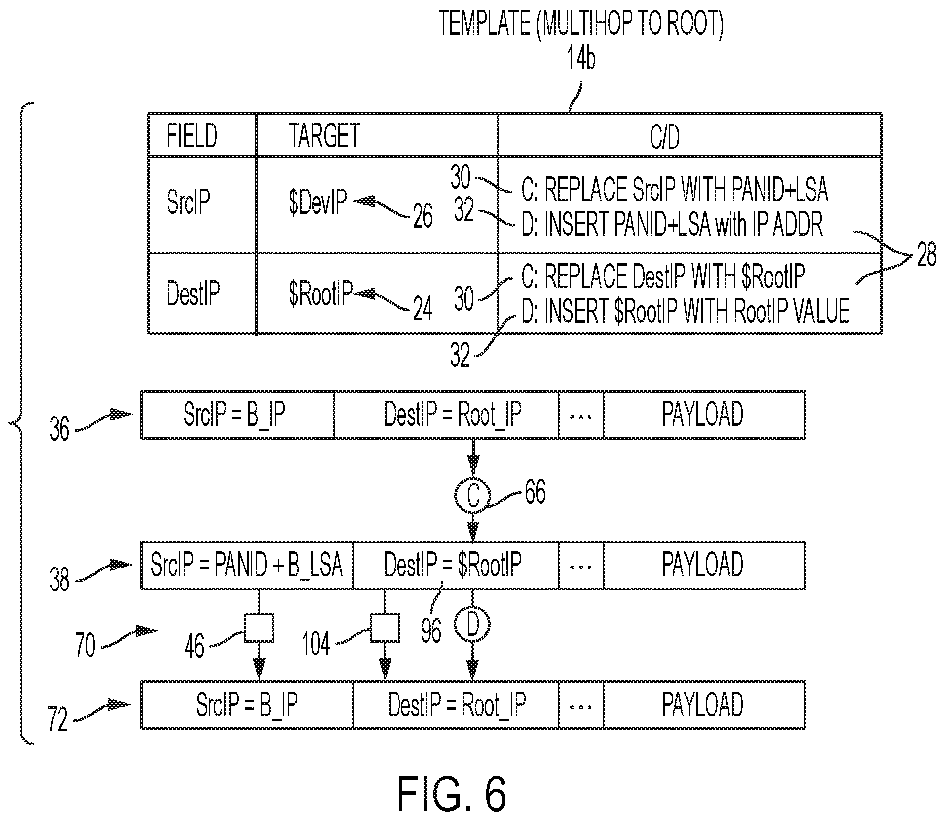Patent US12317375 Figure 7 – Dynamic compression context in a wireless data network based on applying generic network context and device-specific context to a rule template