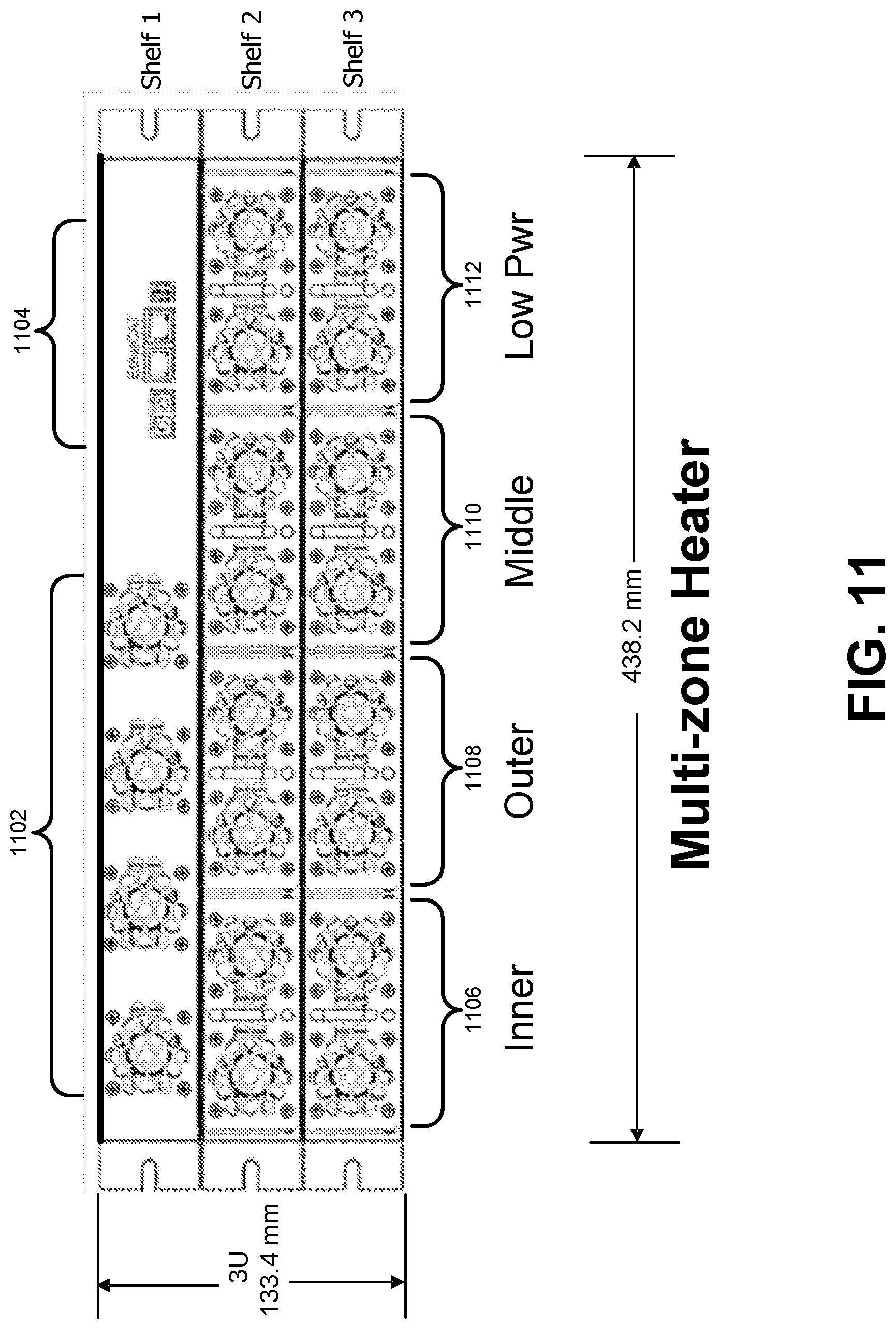 Patent US12317378 Figure 11 – Multi-zone heater control for wafer processing equipment