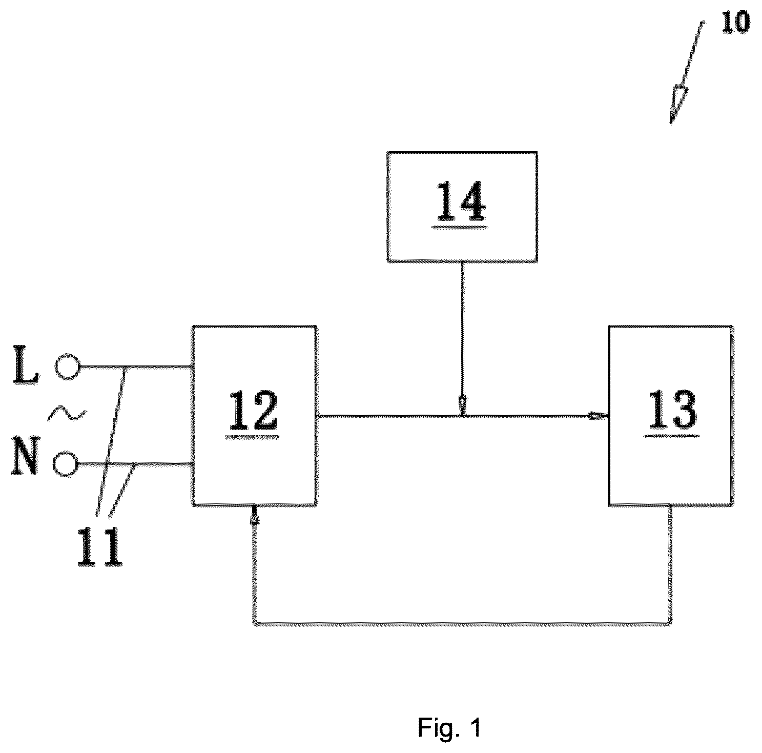 Patent US12317383 Figure 1 – Lighting apparatus