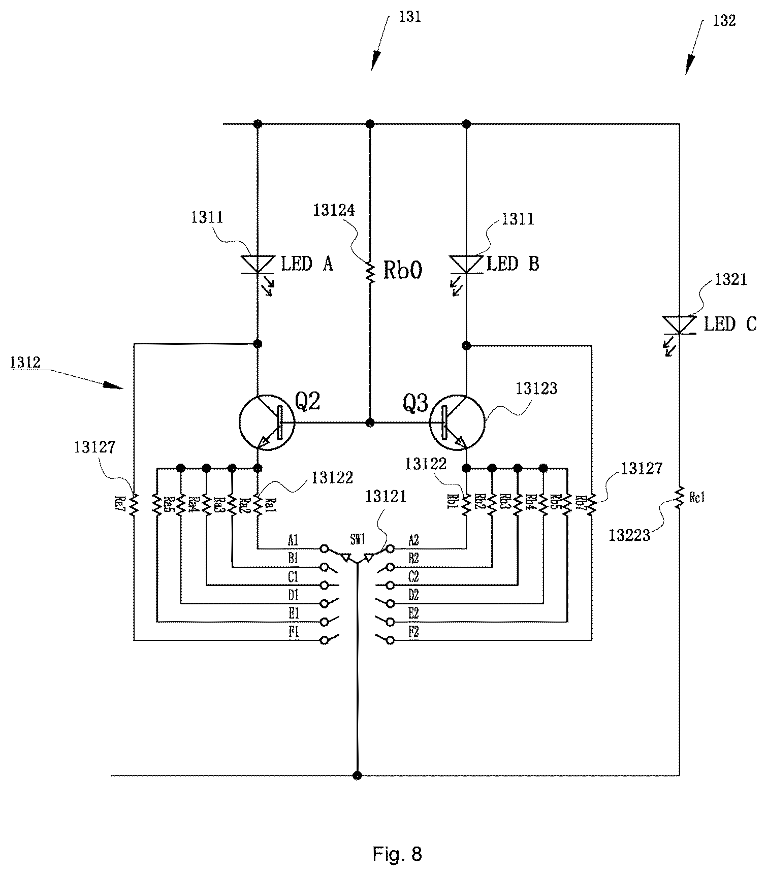 Patent US12317383 Figure 8 – Lighting apparatus