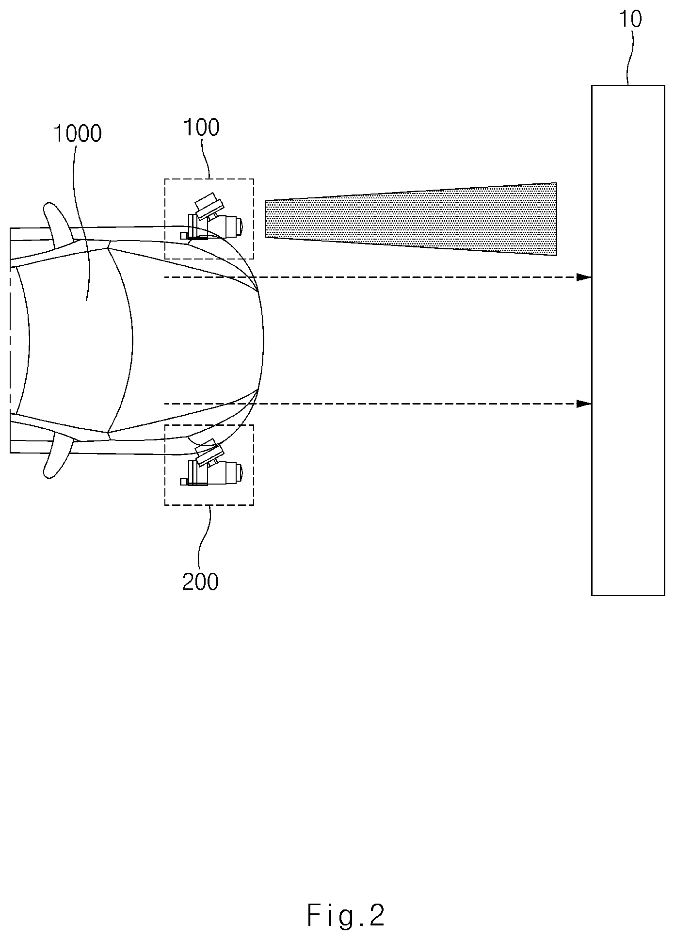 Patent US12317389 Figure 2 – Lamp, method for operating the same, vehicle