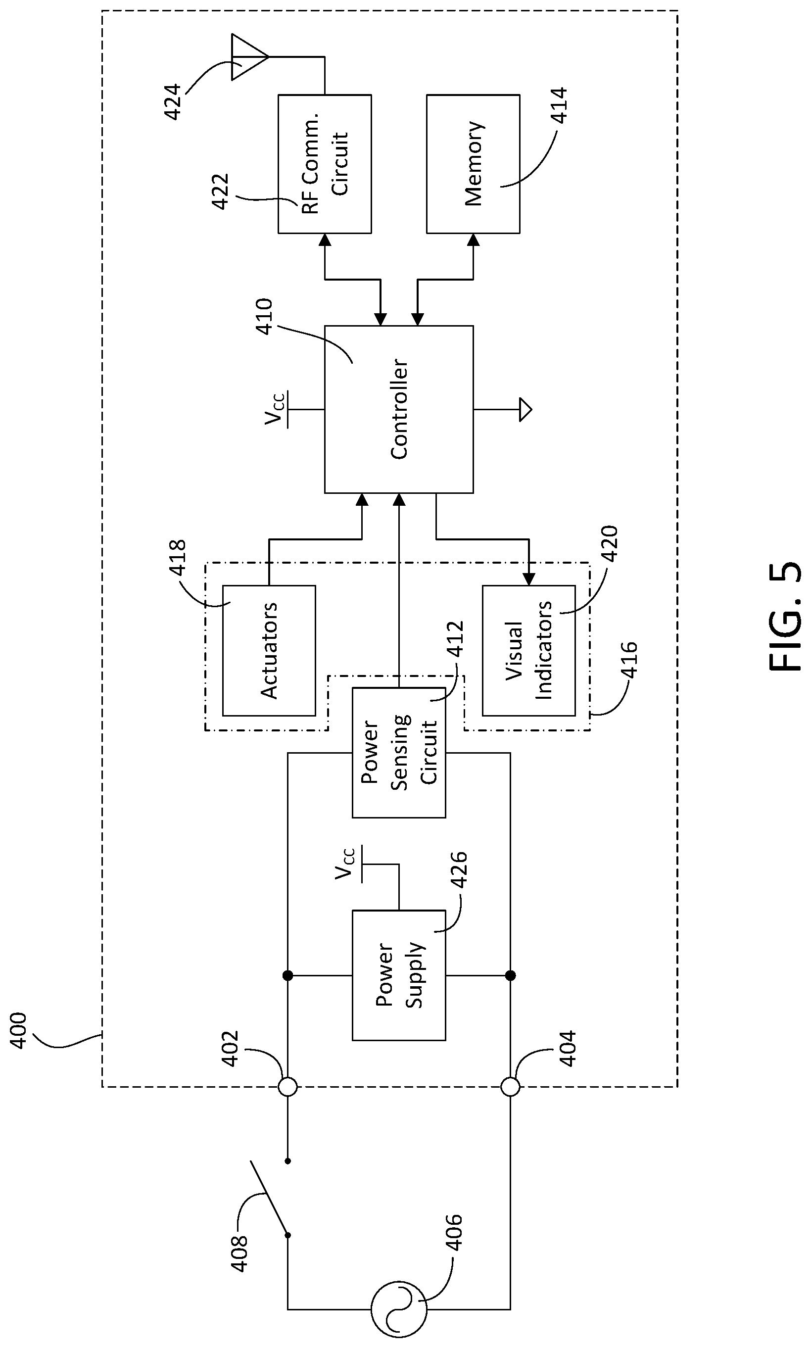 Patent US12317394 Figure 3 – State change devices for switched electrical receptacles