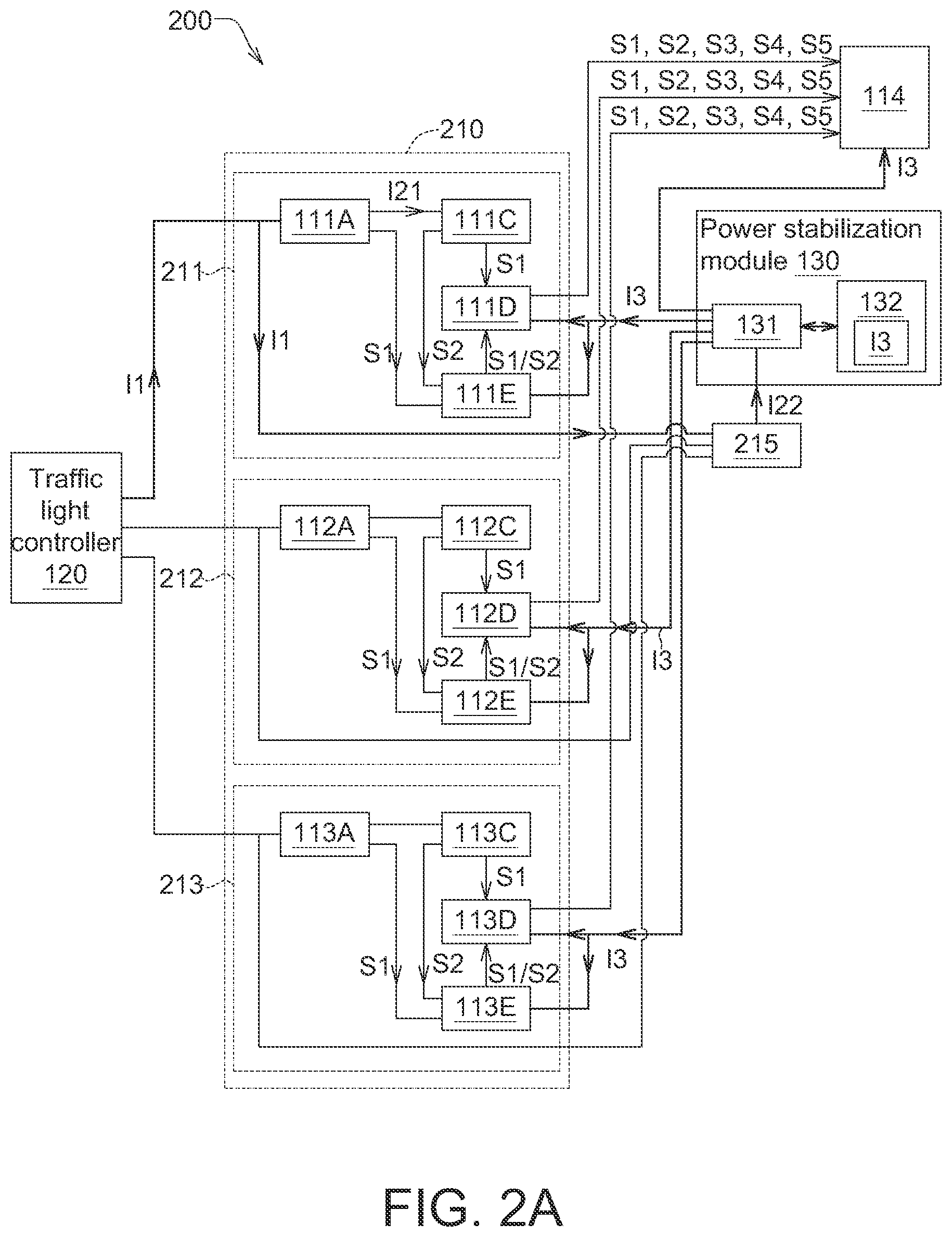 Patent US12317395 Figure 6 – Traffic signal lamp, traffic signal system and lamp-state detection method using the same