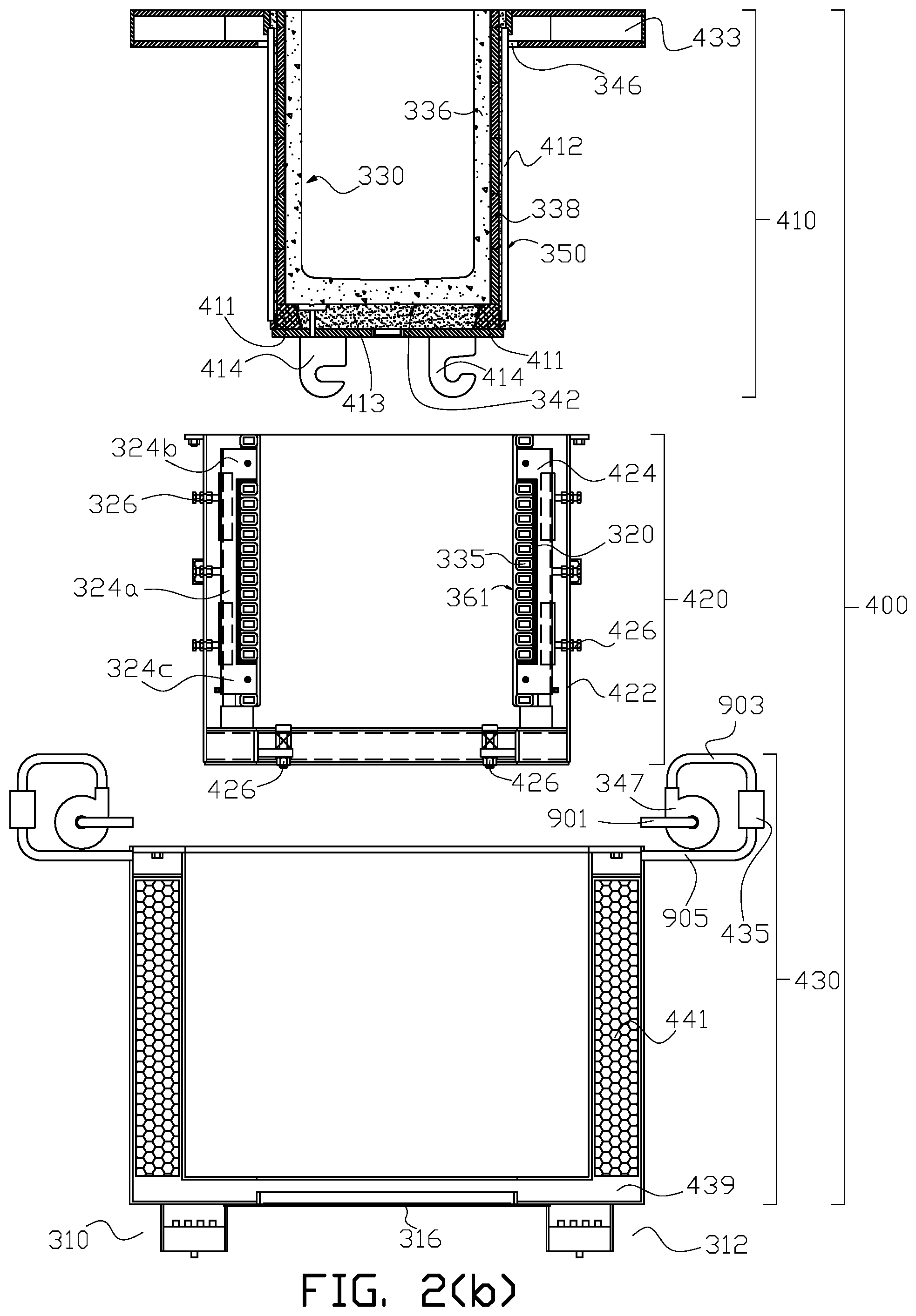Patent US12317397 Figure 5 – Method of cooling electric induction melting and holding furnaces for reactive metals and alloys