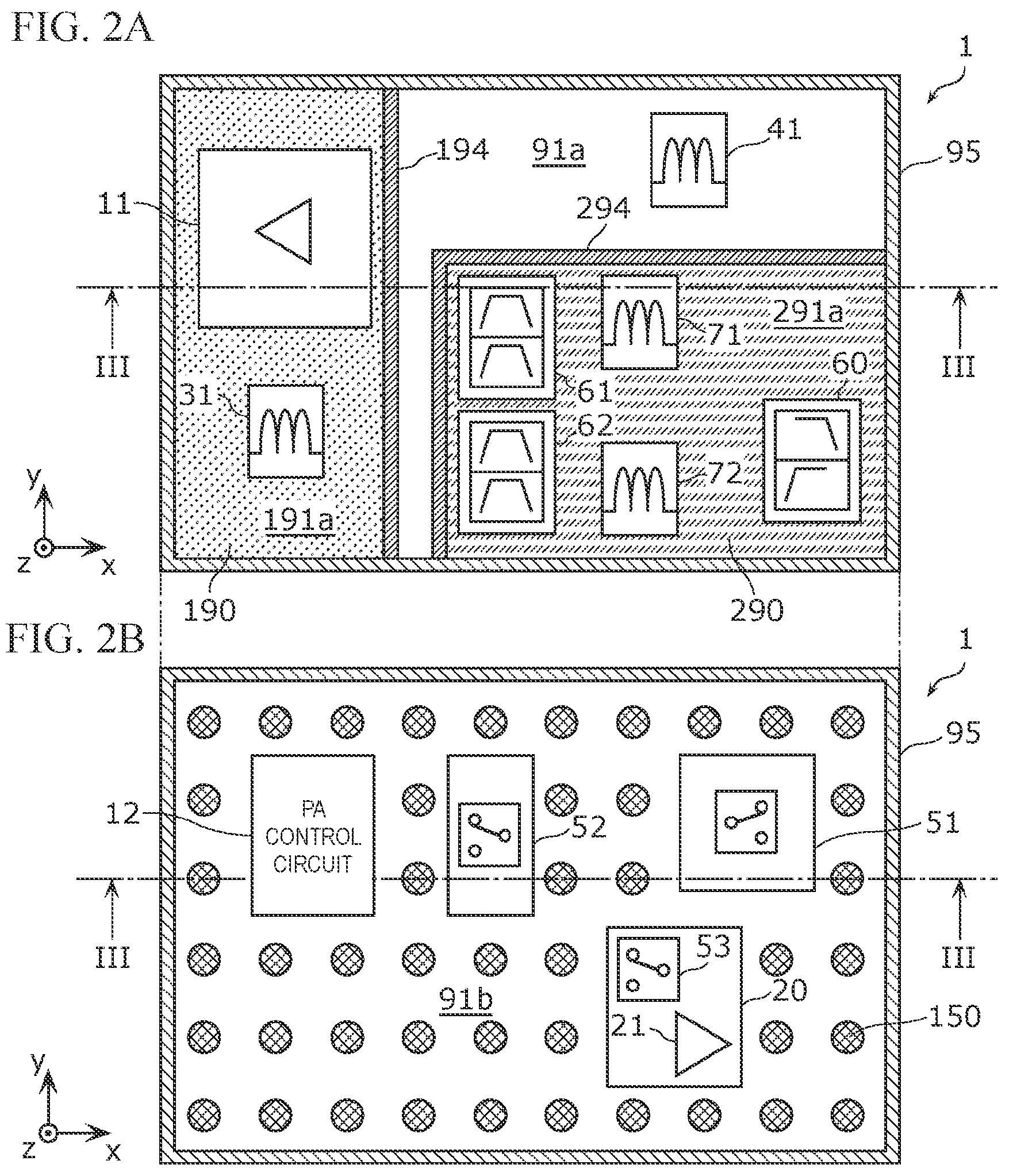 Patent US12317412 Figure 2 – High-frequency module and communication device