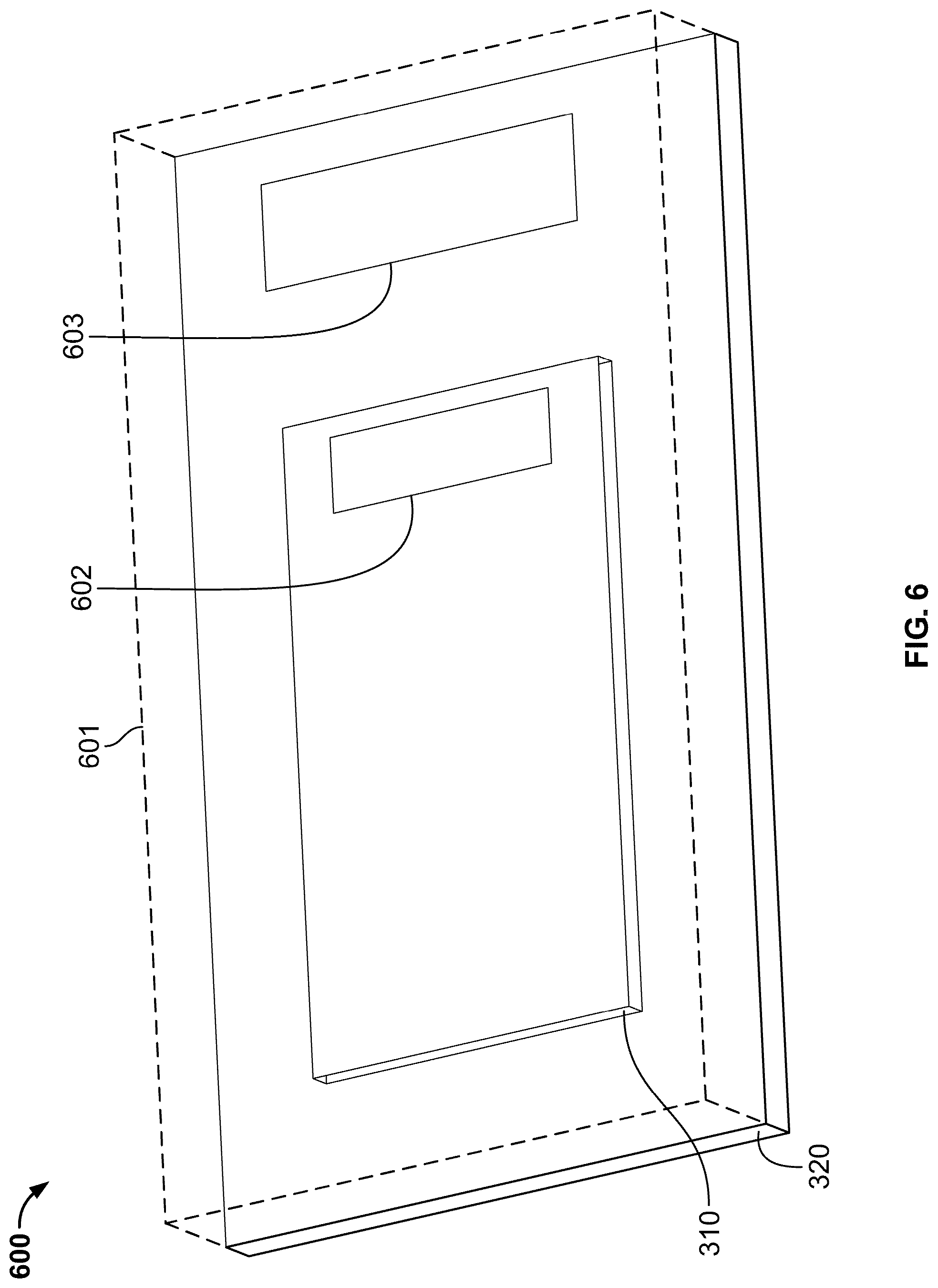 Patent US12317414 Figure 6 – Common-mode filtering for converting differential signaling to single-ended signaling