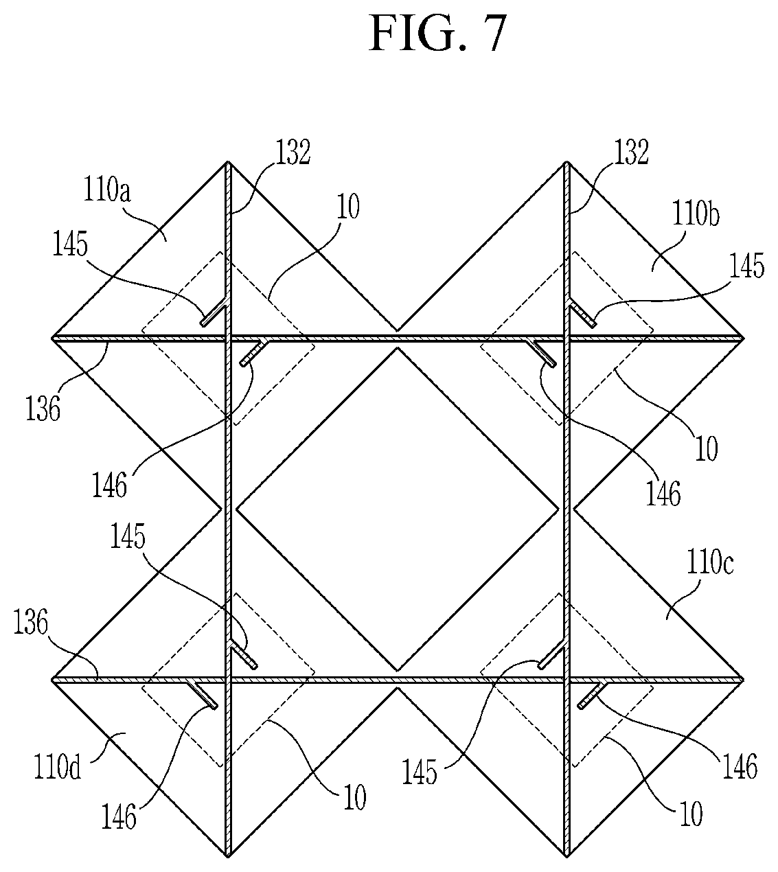 Patent US12317415 Figure 7 – Stretchable substrate and method of controlling device spacing using the same