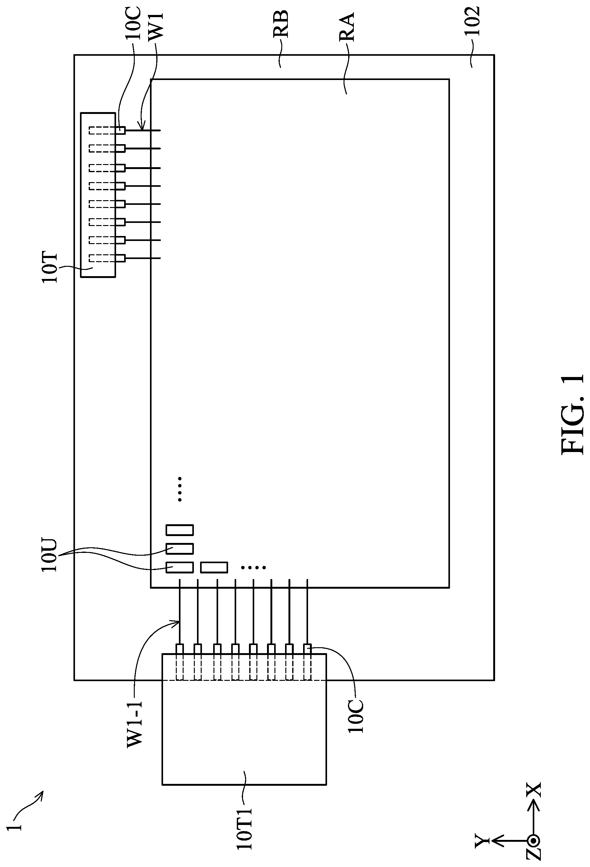 Patent US12317417 — Connection structure and electronic device — Figure 1