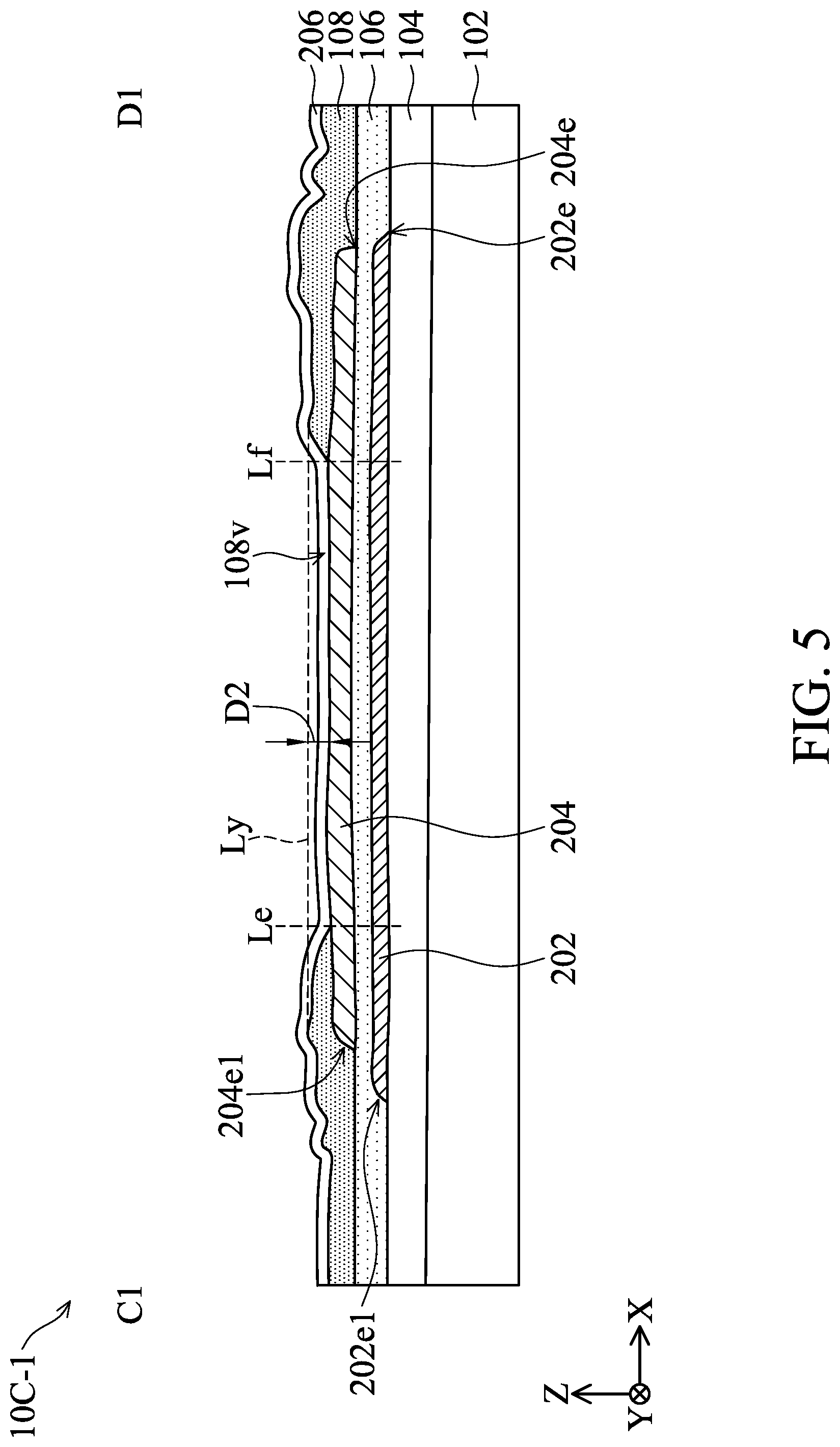 Patent US12317417 Figure 5 – Connection structure and electronic device