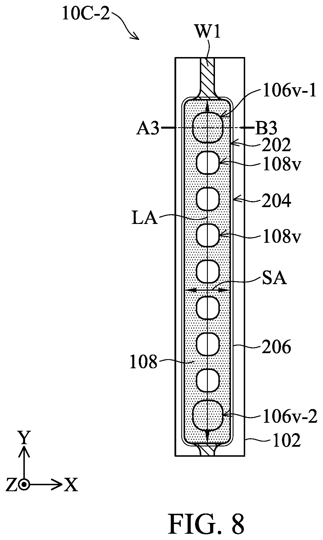 Patent US12317417 Figure 8 – Connection structure and electronic device