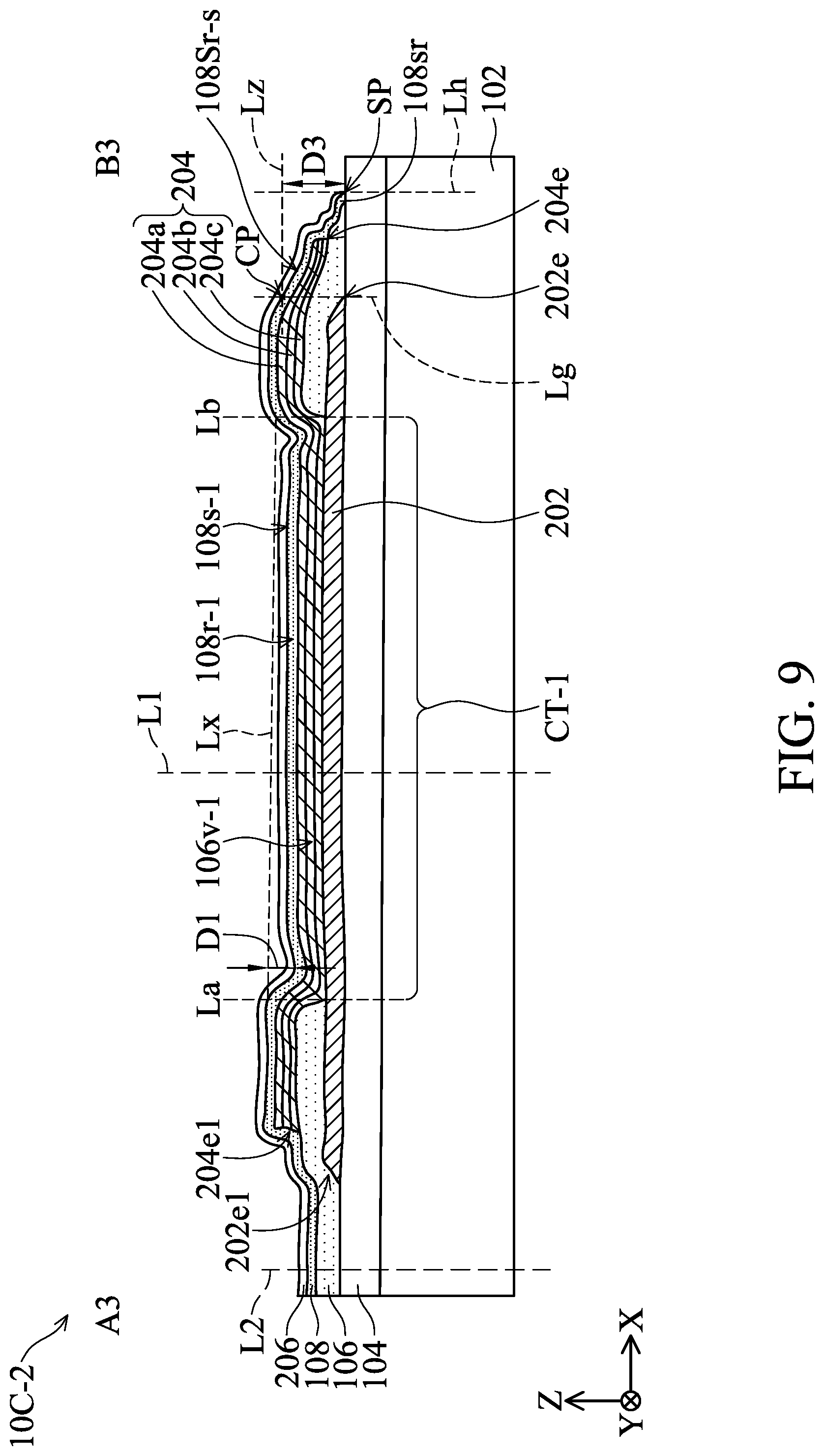Patent US12317417 Figure 9 – Connection structure and electronic device