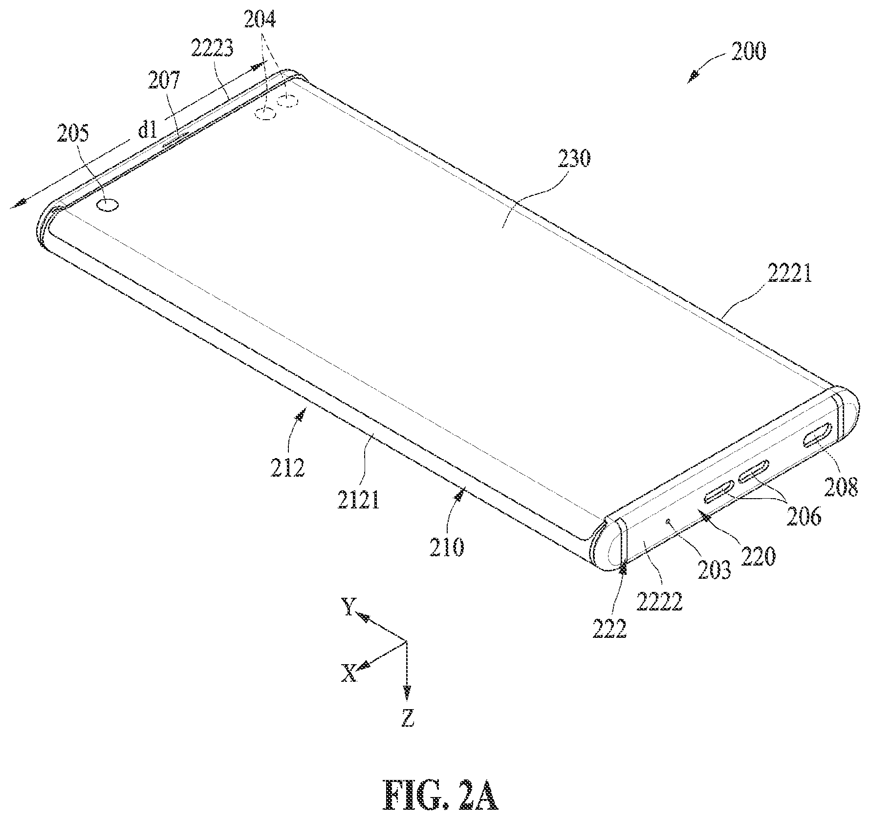 Patent US12317418 Figure 2 – Connecting assembly comprising flexible printed circuit board and electronic device including the same