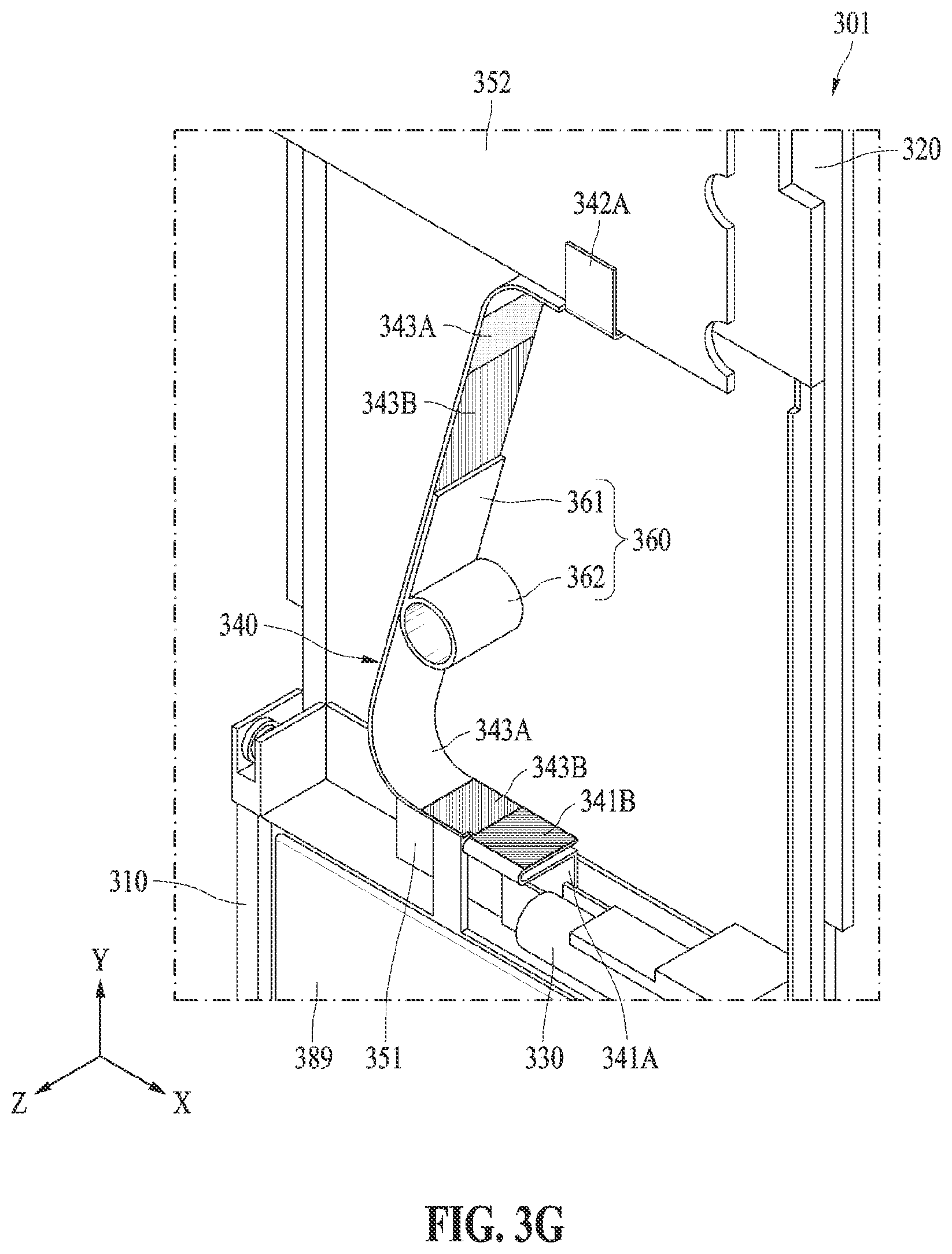 Patent US12317418 Figure 11 – Connecting assembly comprising flexible printed circuit board and electronic device including the same