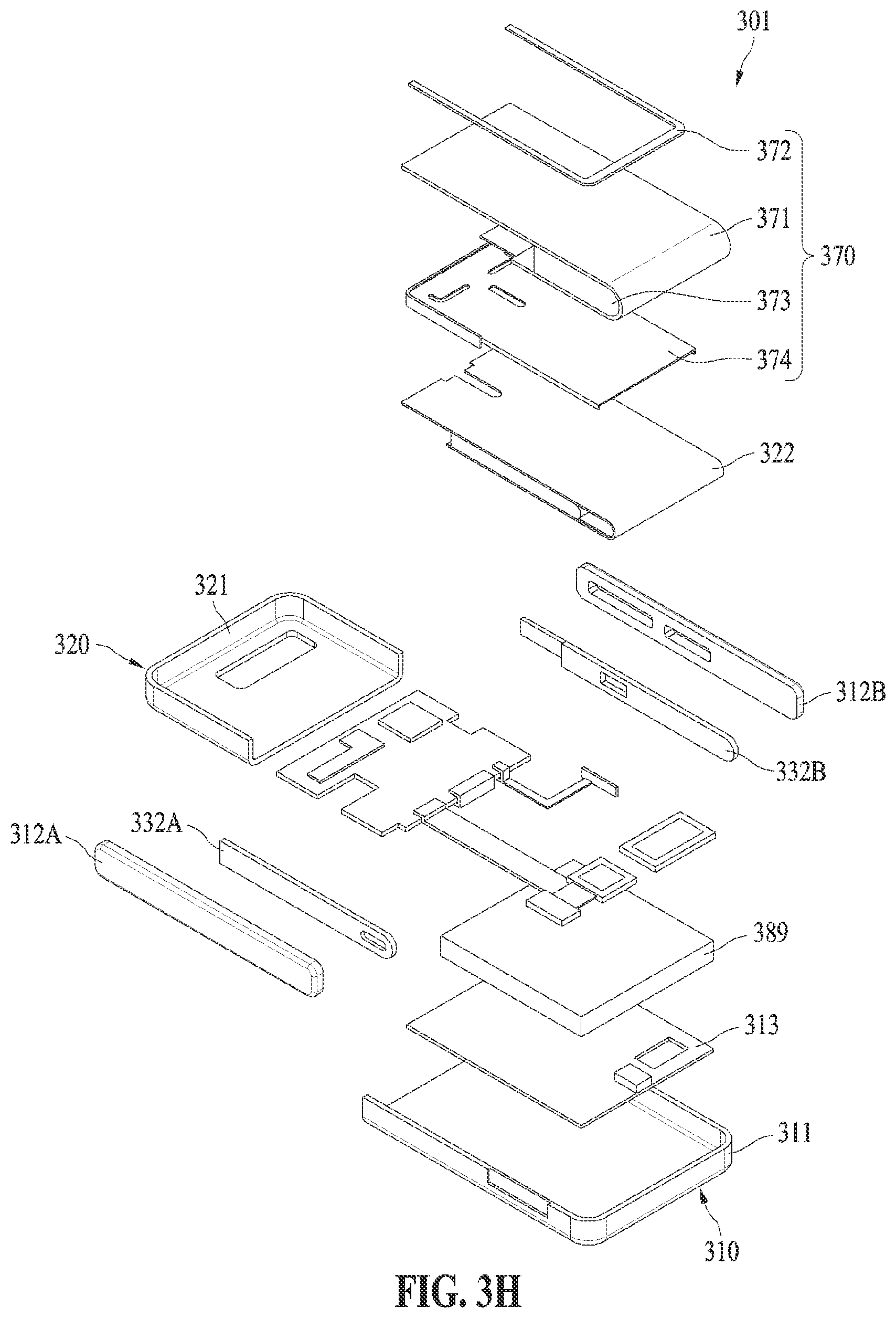 Patent US12317418 Figure 12 – Connecting assembly comprising flexible printed circuit board and electronic device including the same