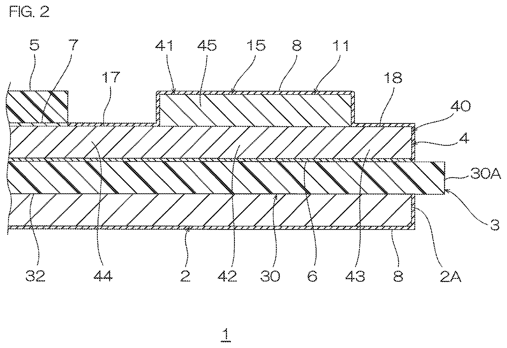 Patent US12317424 Figure 2 – Wiring circuit board