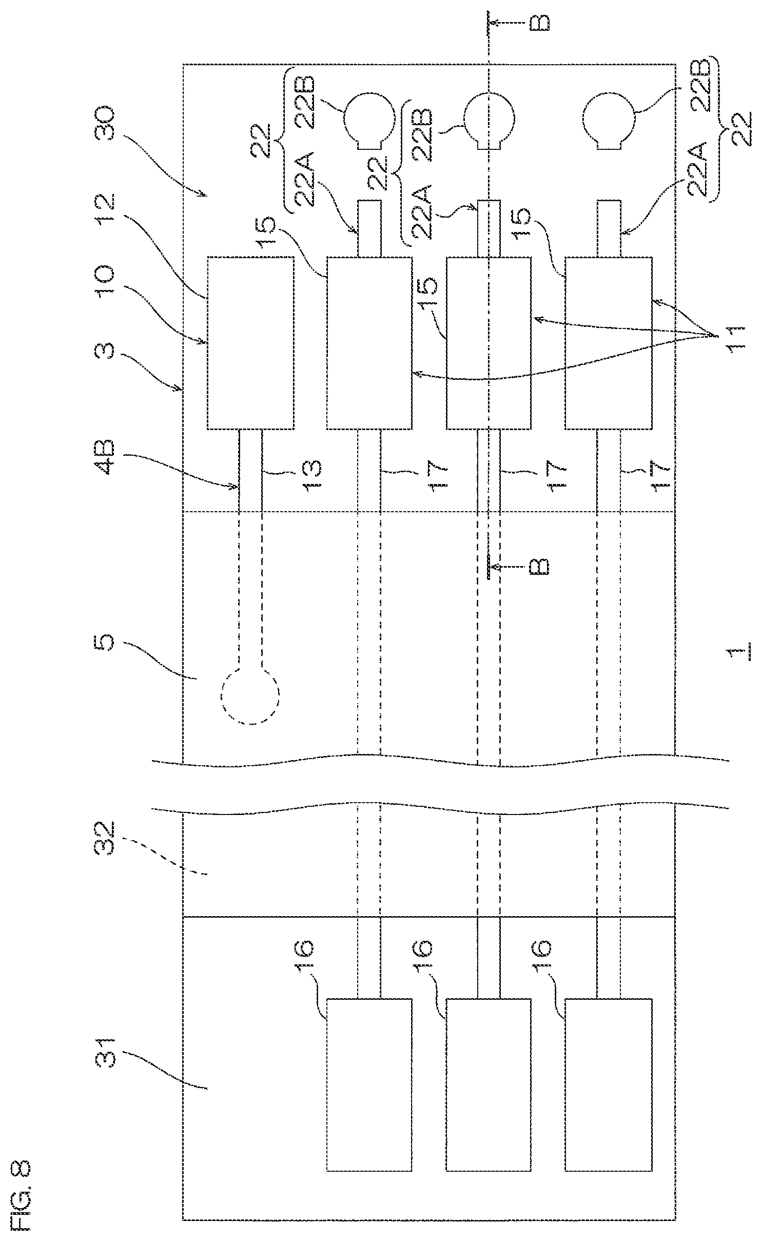 Patent US12317424 Figure 8 – Wiring circuit board