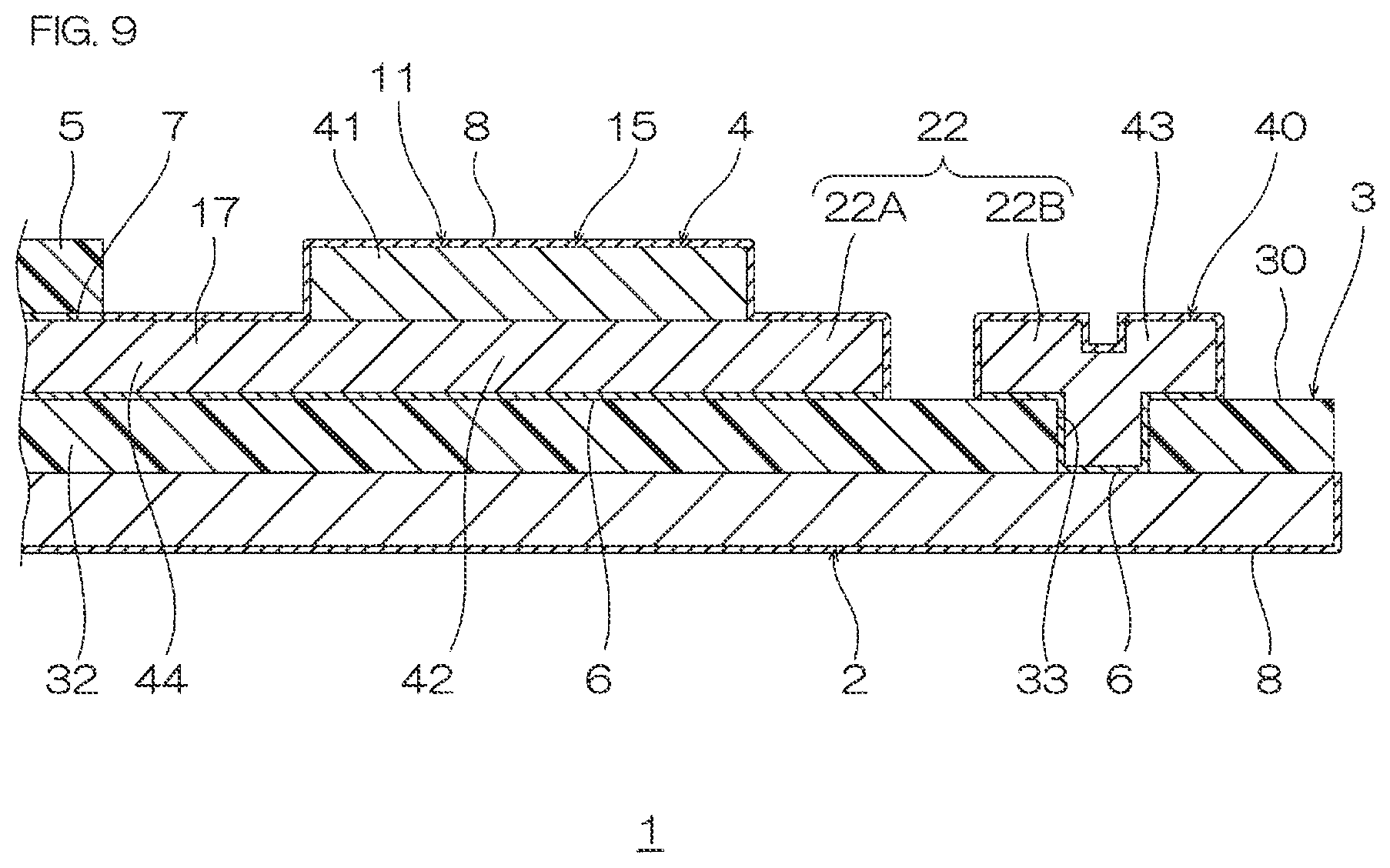 Patent US12317424 Figure 9 – Wiring circuit board