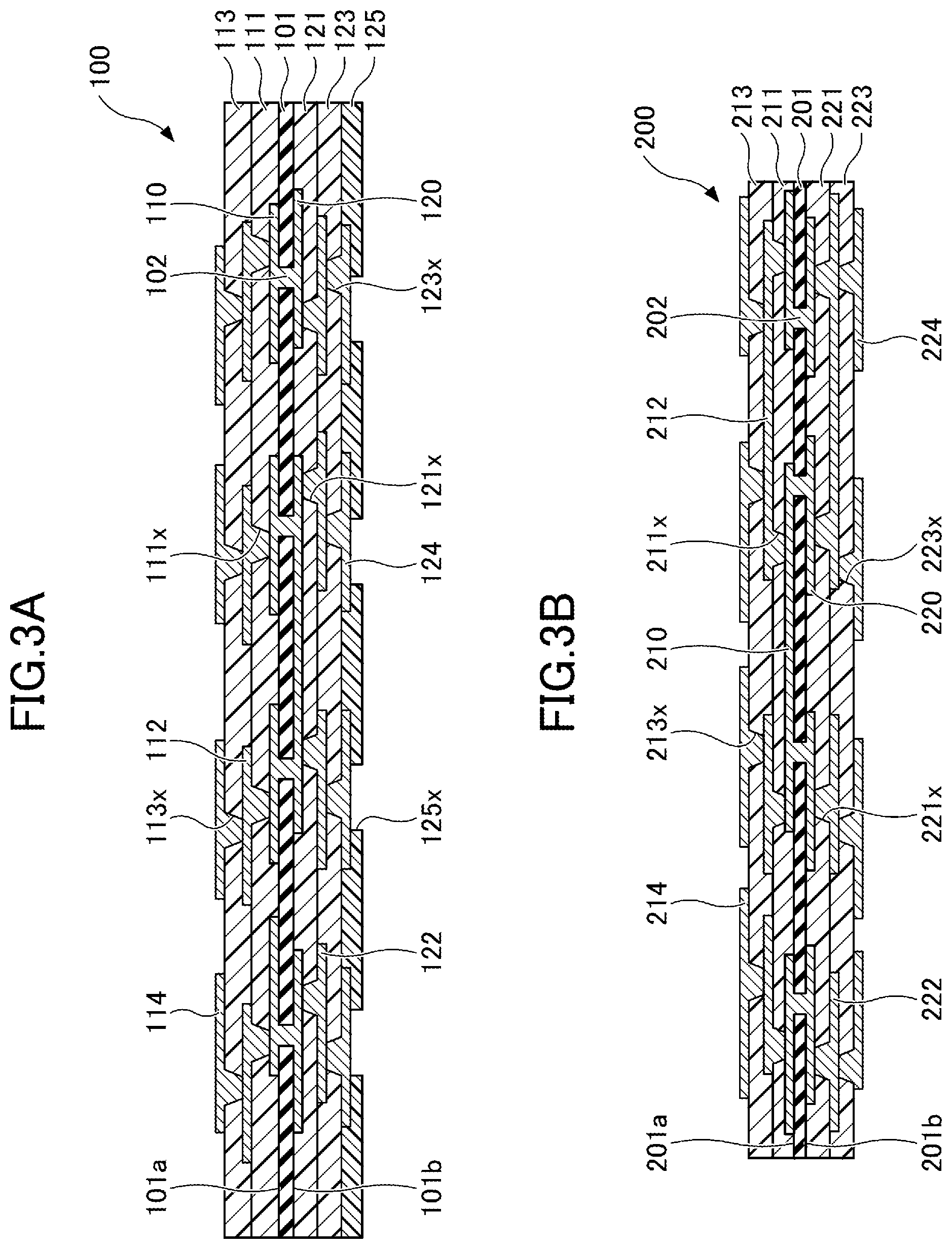 Patent US12317426 Figure 3 – Laminated wiring board